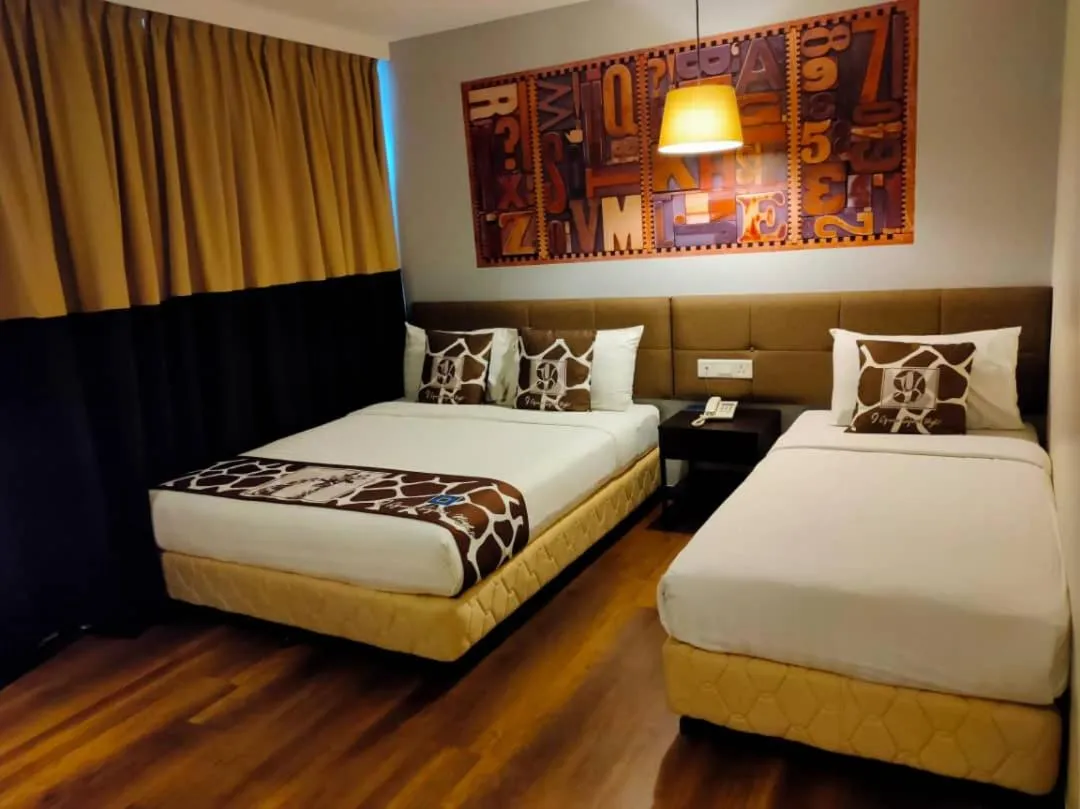 Bedroom, Bed in 9 Square Hotel - Subang