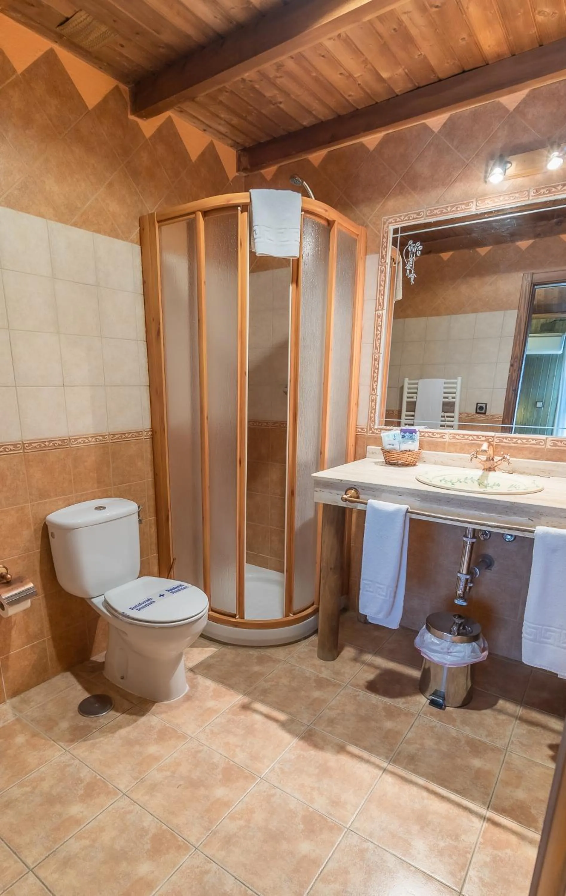 Shower in Hotel Rural El Labriego by Vivere Stays