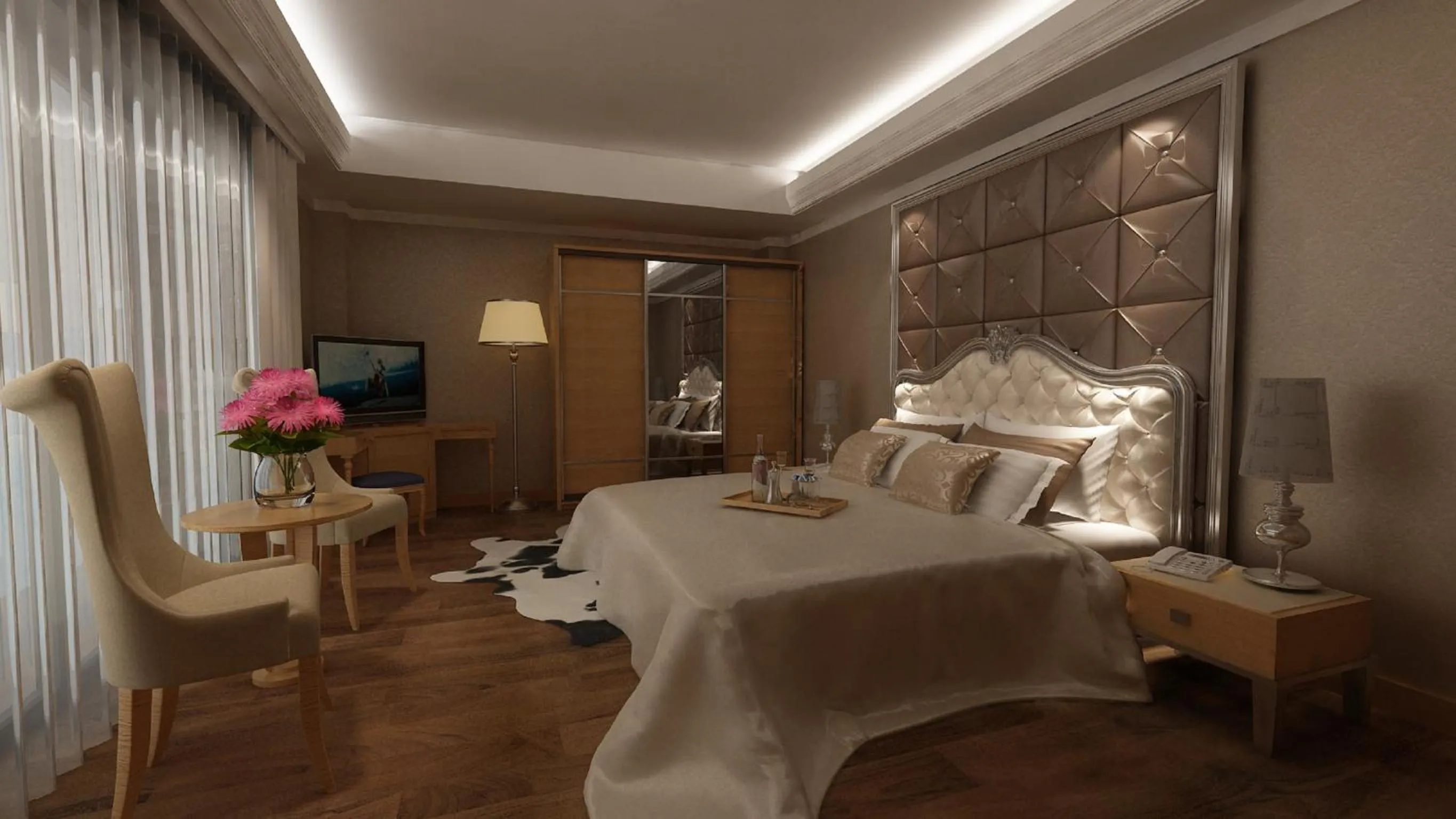 TV and multimedia, Bed in Aquasis De Luxe Resort & SPA - Ultra All Inclusive