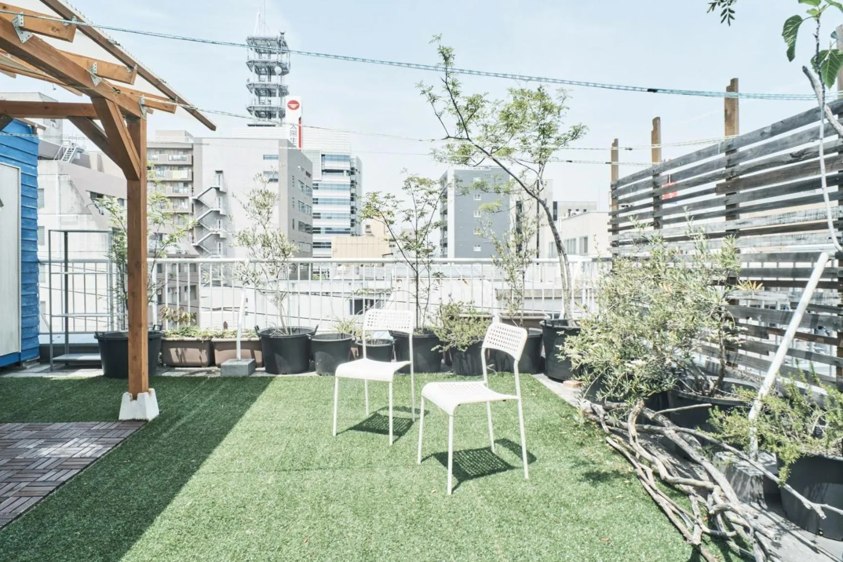 Balcony/Terrace in Ten to Sen Guesthouse