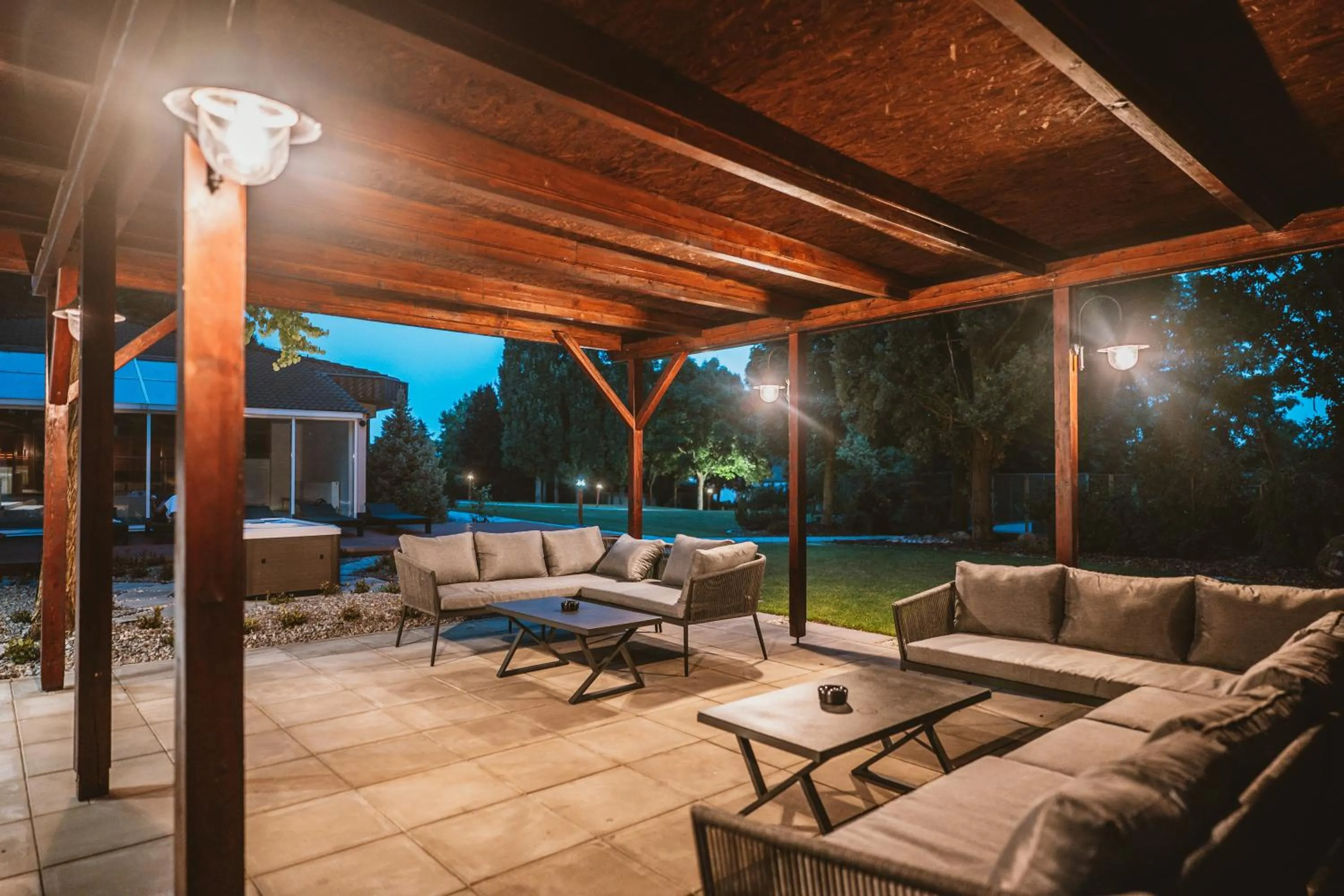 Garden in Hotel resort Lovecká bašta Strakonice