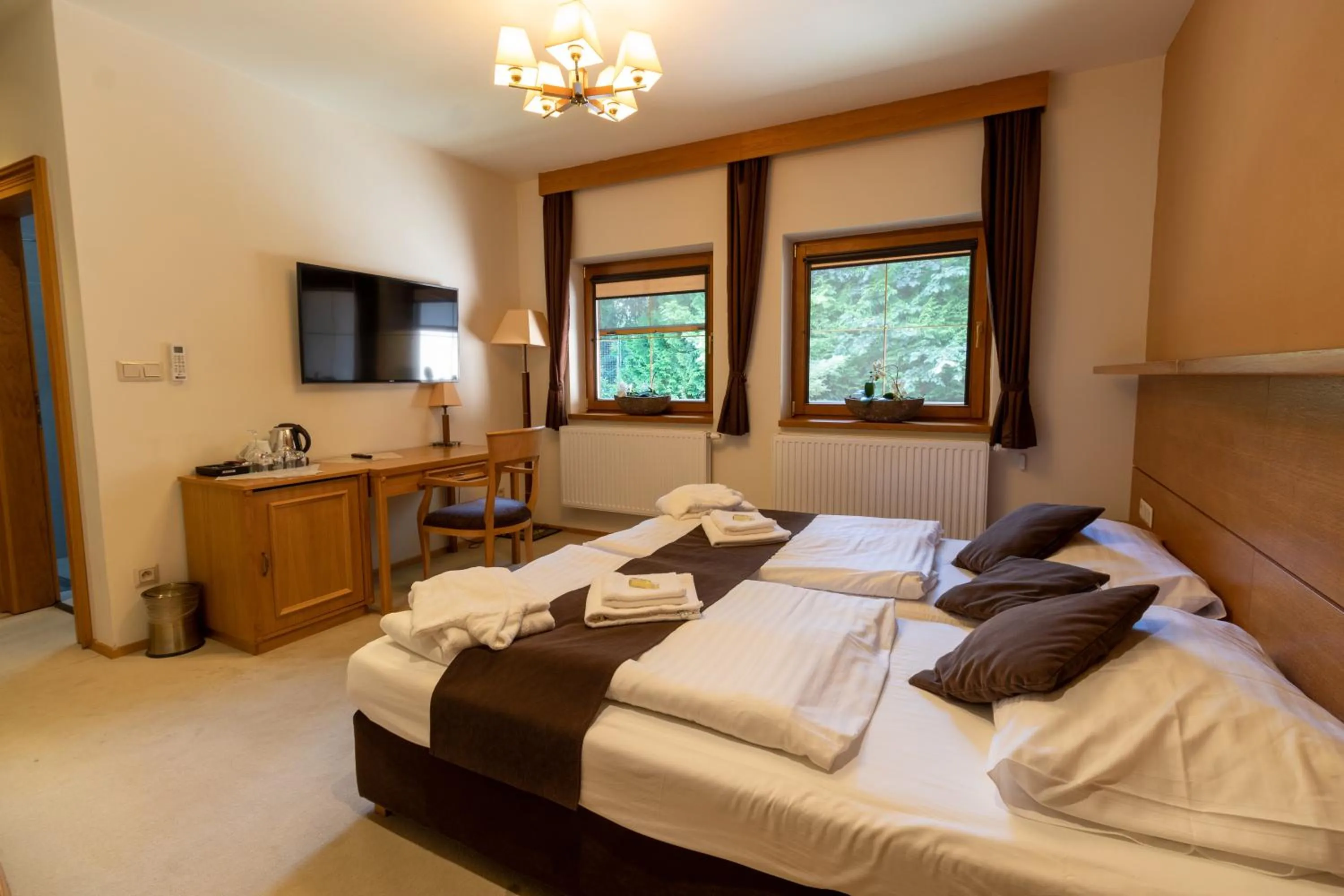 Bedroom, Bed in Hotel resort Lovecká bašta Strakonice