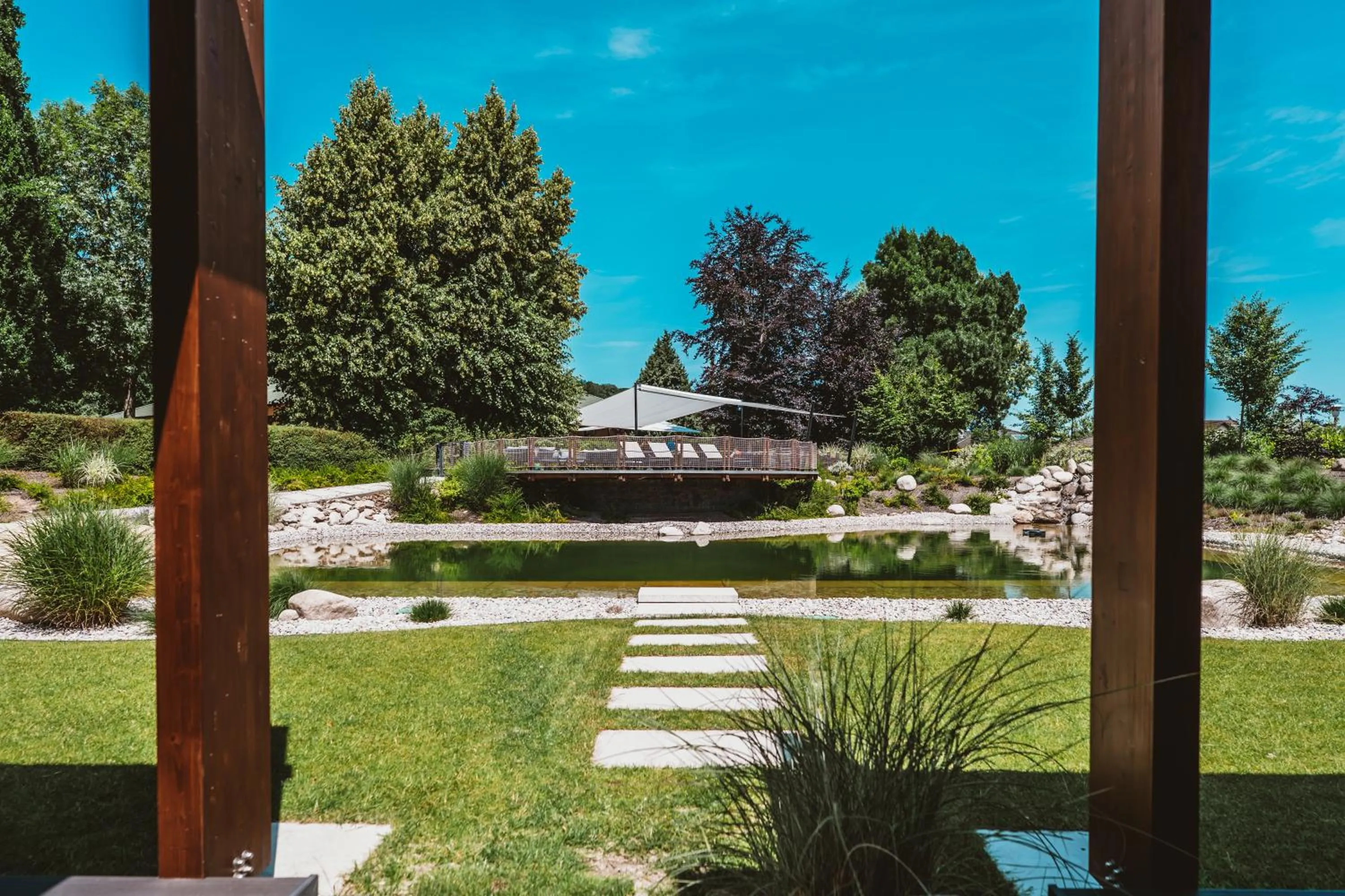 Lake view in Hotel resort Lovecká bašta Strakonice