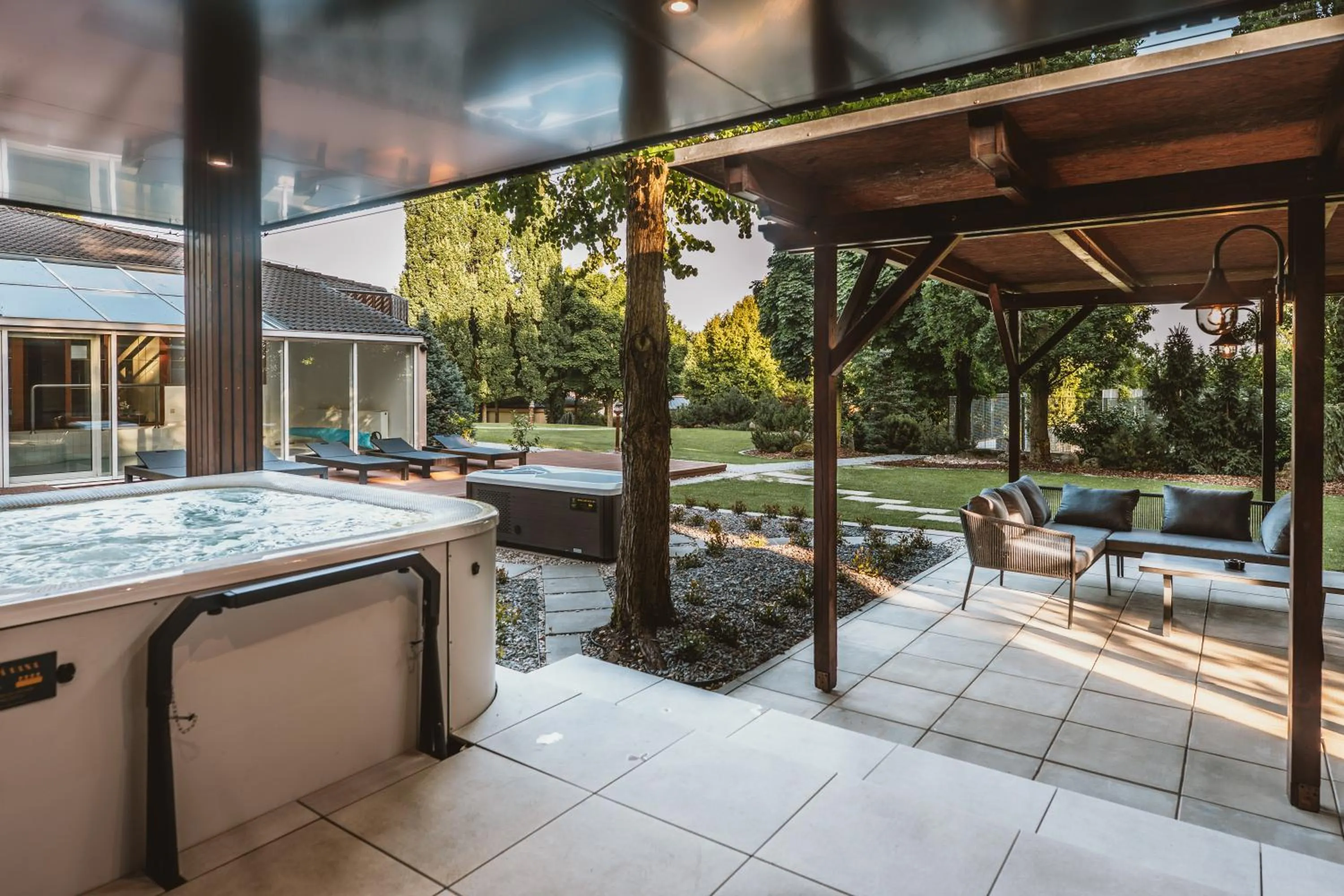 Hot Tub in Hotel resort Lovecká bašta Strakonice