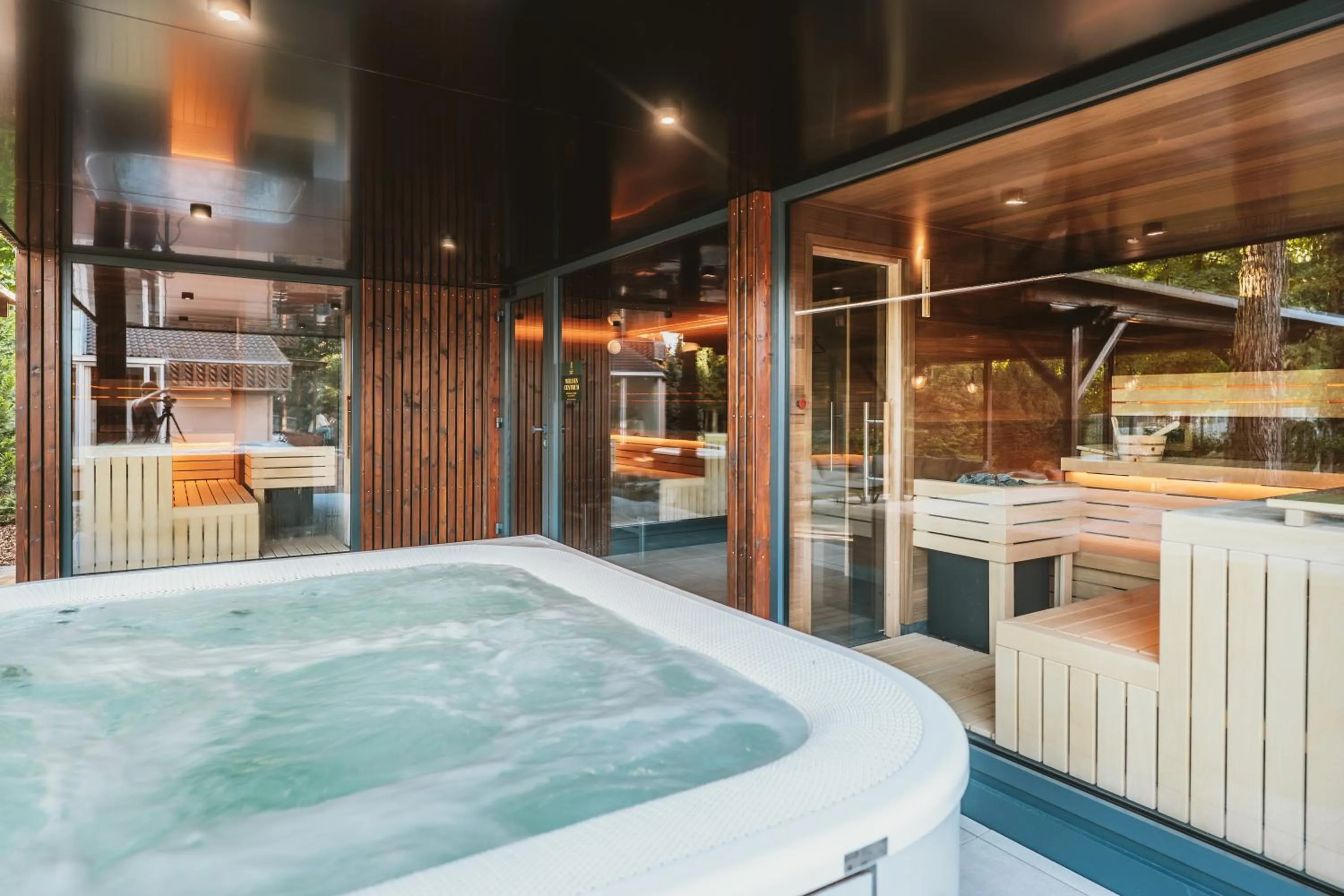 Hot Tub in Hotel resort Lovecká bašta Strakonice