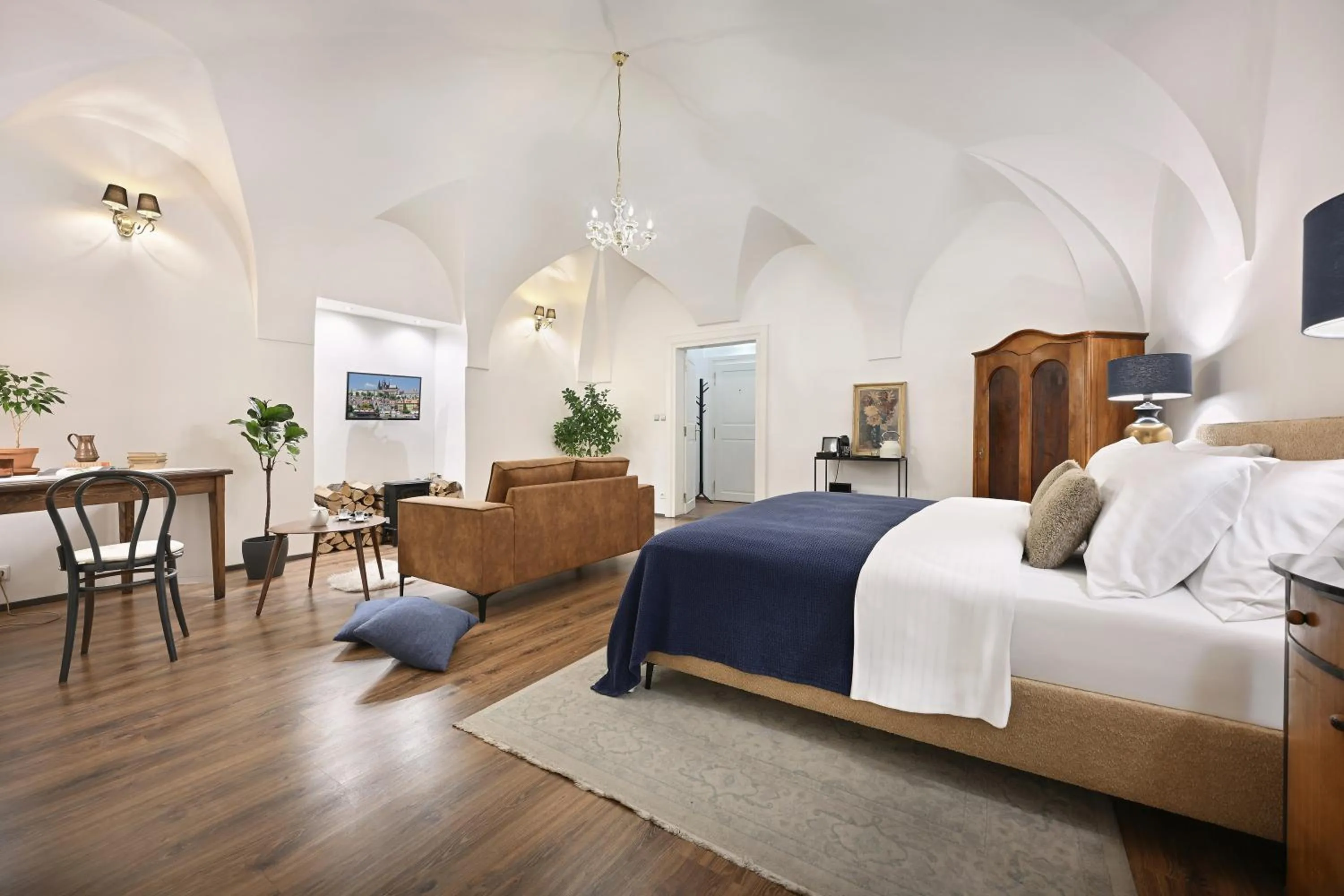 Bedroom, Bed in U Šuterů Boutique Hotel