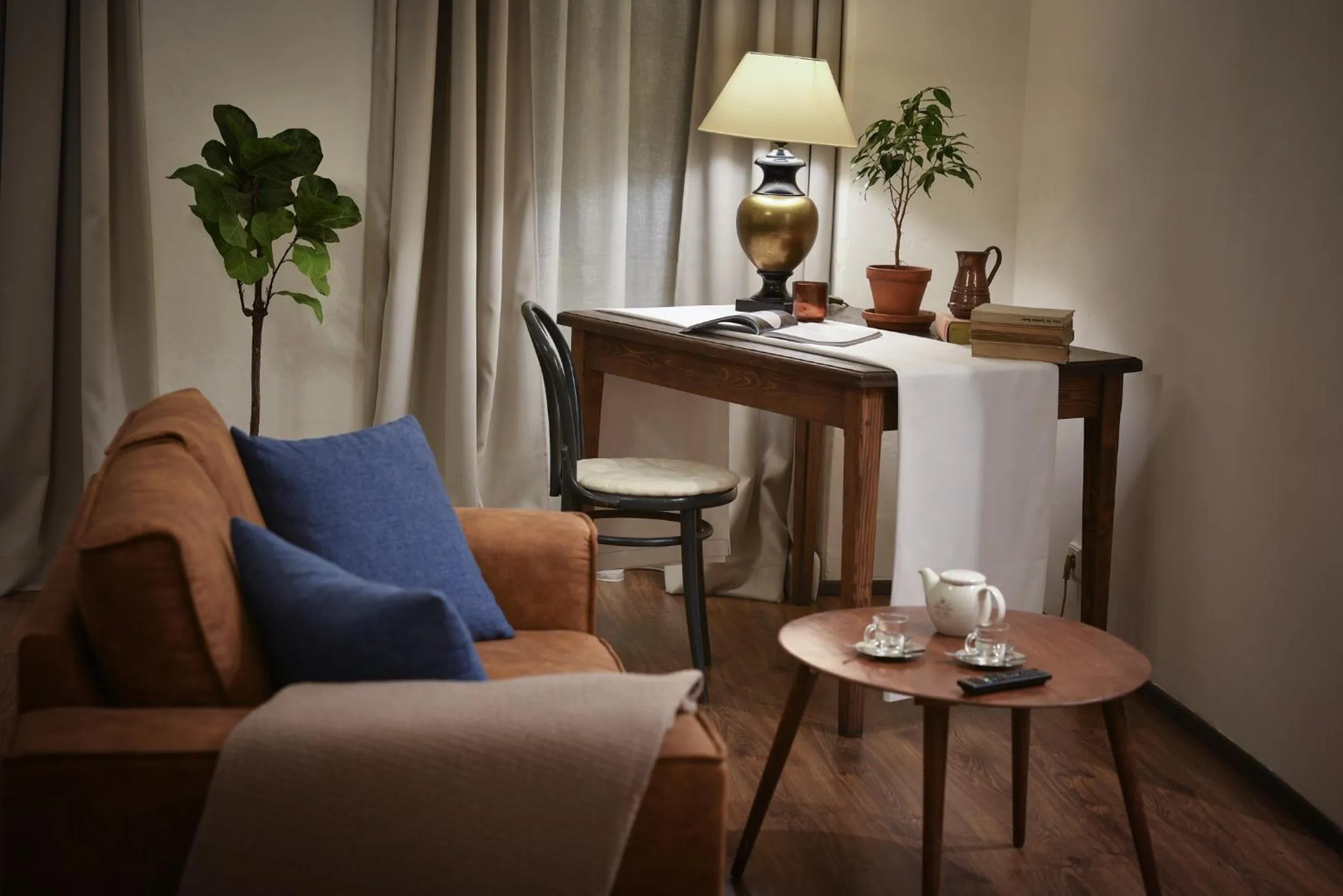 Seating area in U Šuterů Boutique Hotel