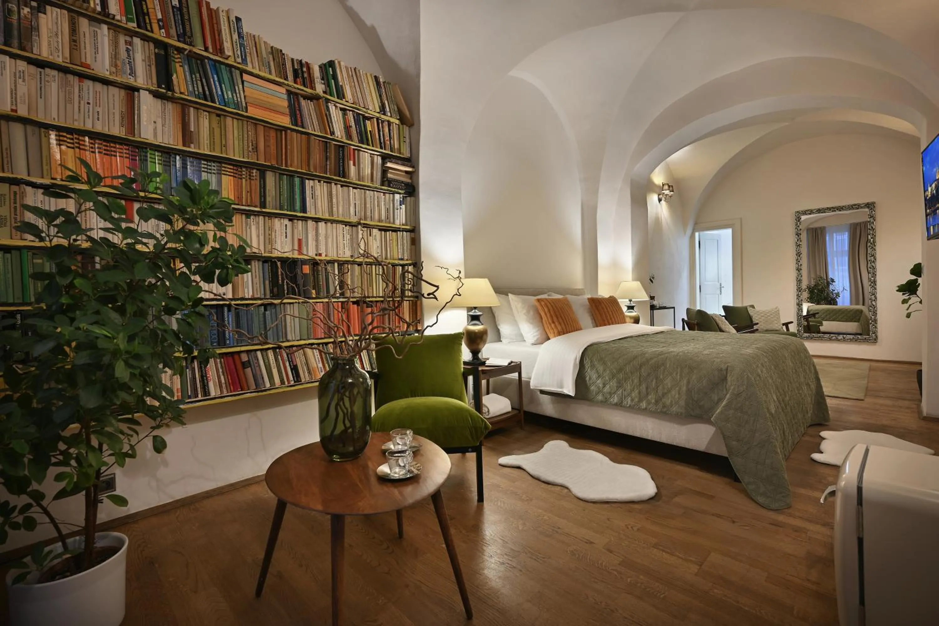 Bed in U Šuterů Boutique Hotel