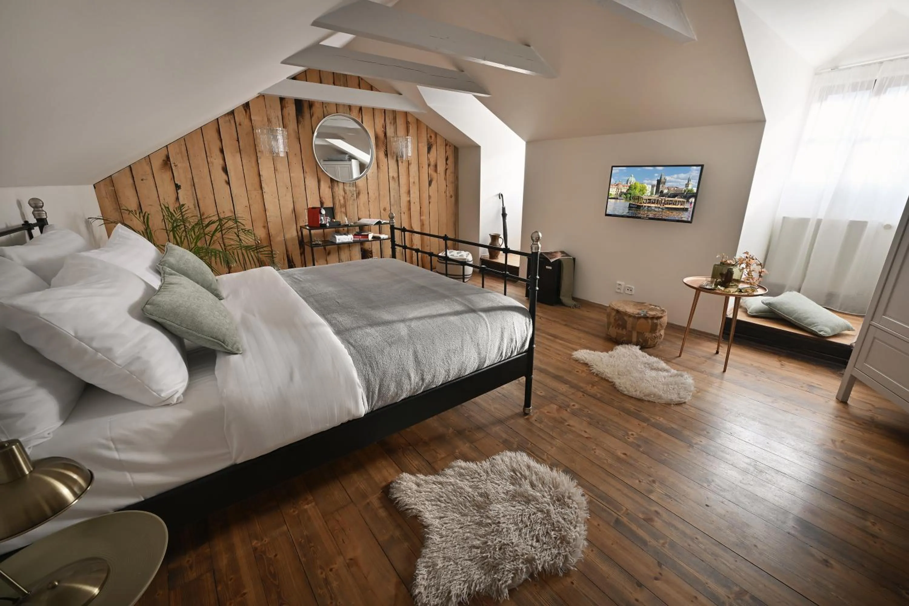 Bedroom, Bed in U Šuterů Boutique Hotel