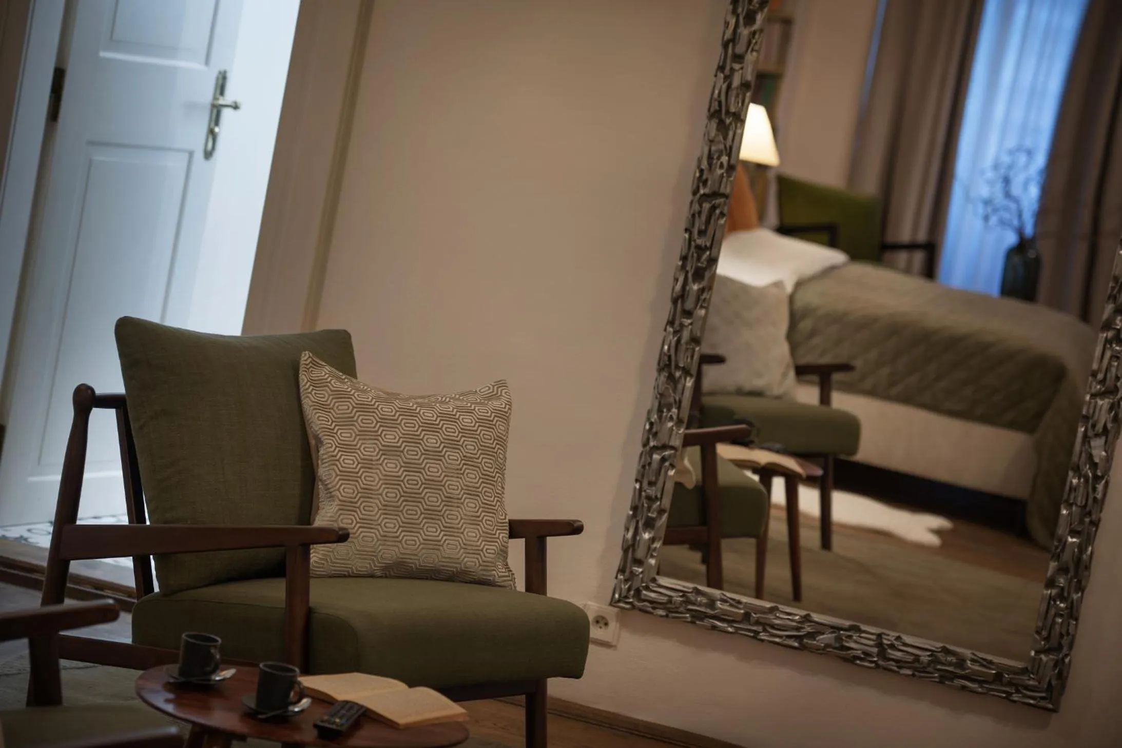 Decorative detail, Bed in U Šuterů Boutique Hotel