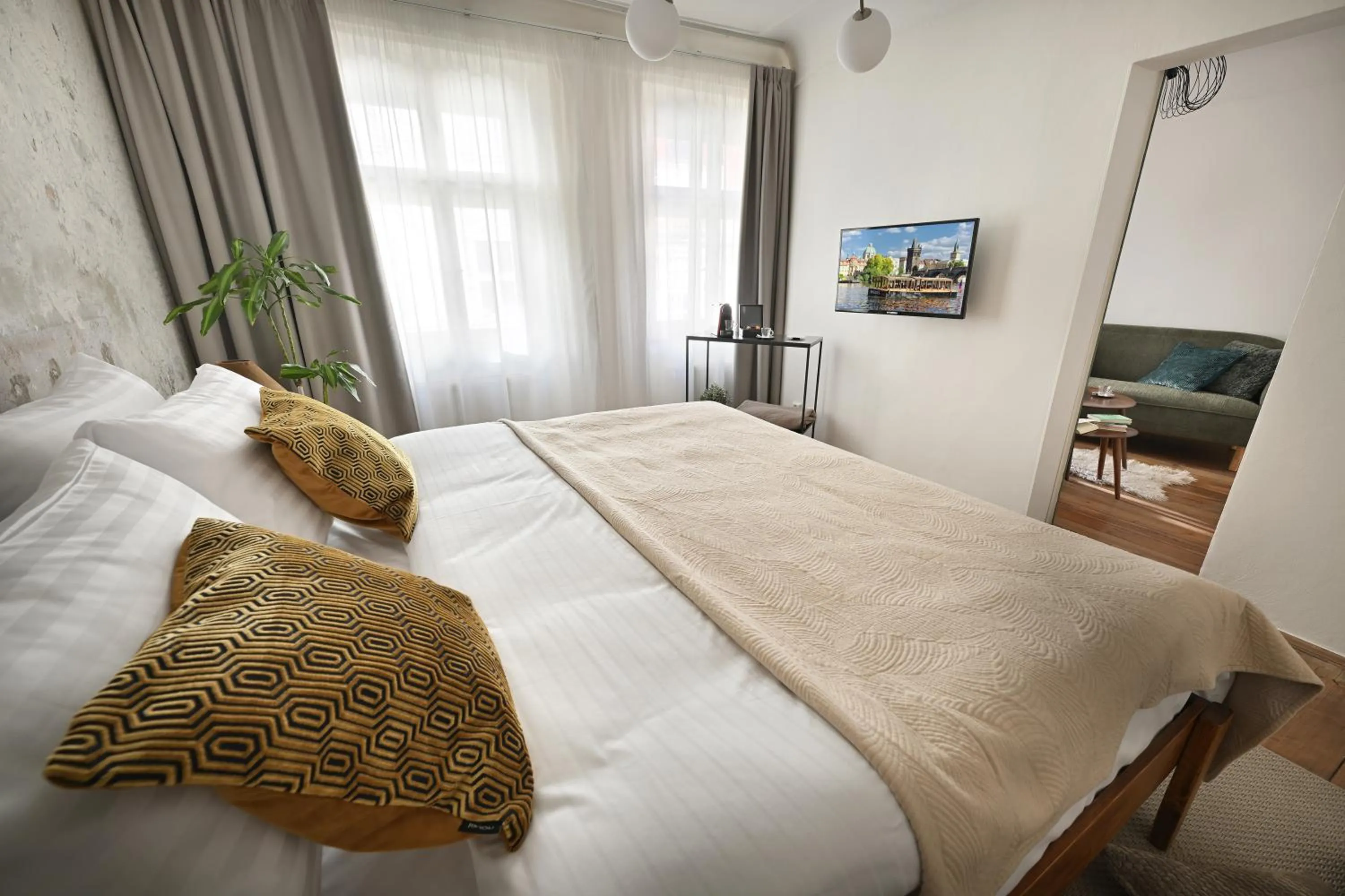 Bedroom, Bed in U Šuterů Boutique Hotel