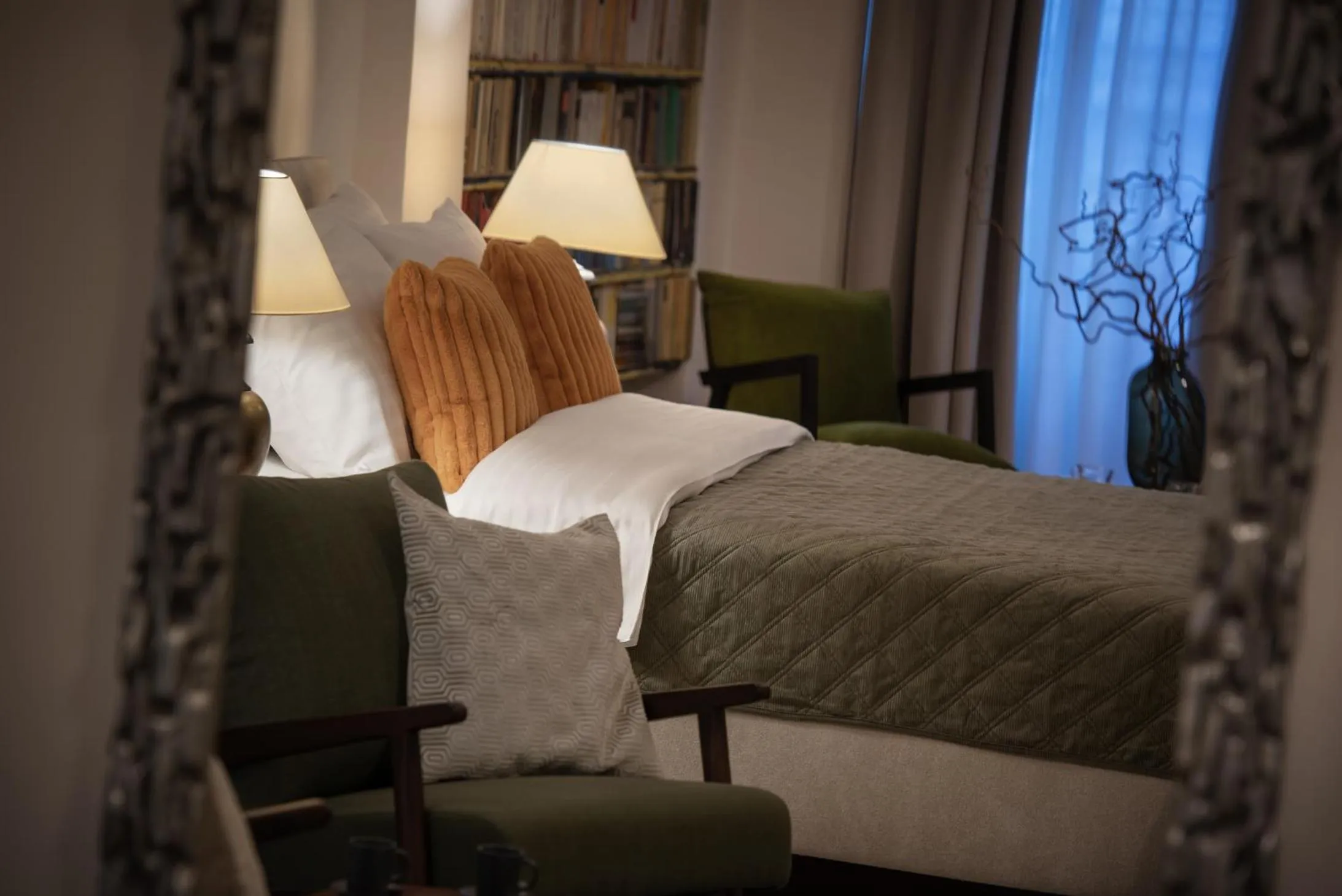 Decorative detail, Bed in U Šuterů Boutique Hotel