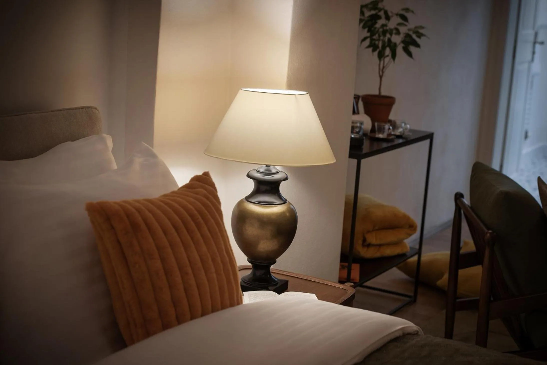 Decorative detail, Bed in U Šuterů Boutique Hotel