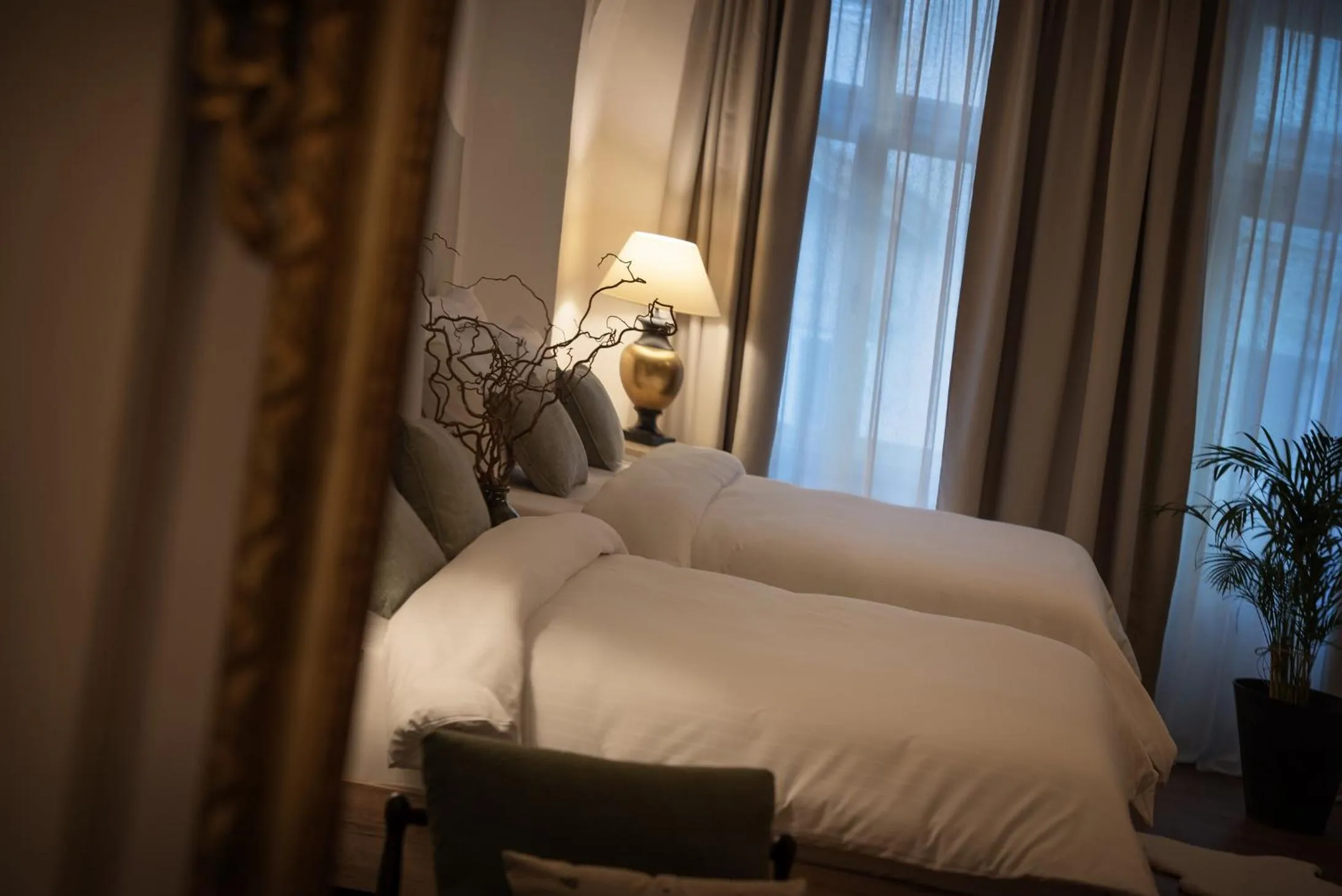 Bed in U Šuterů Boutique Hotel