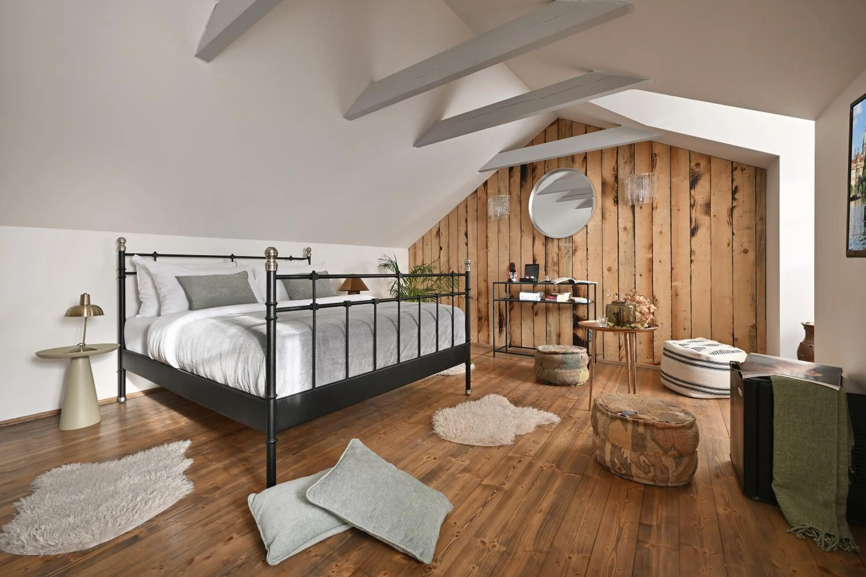 Bedroom, Bed in U Šuterů Boutique Hotel