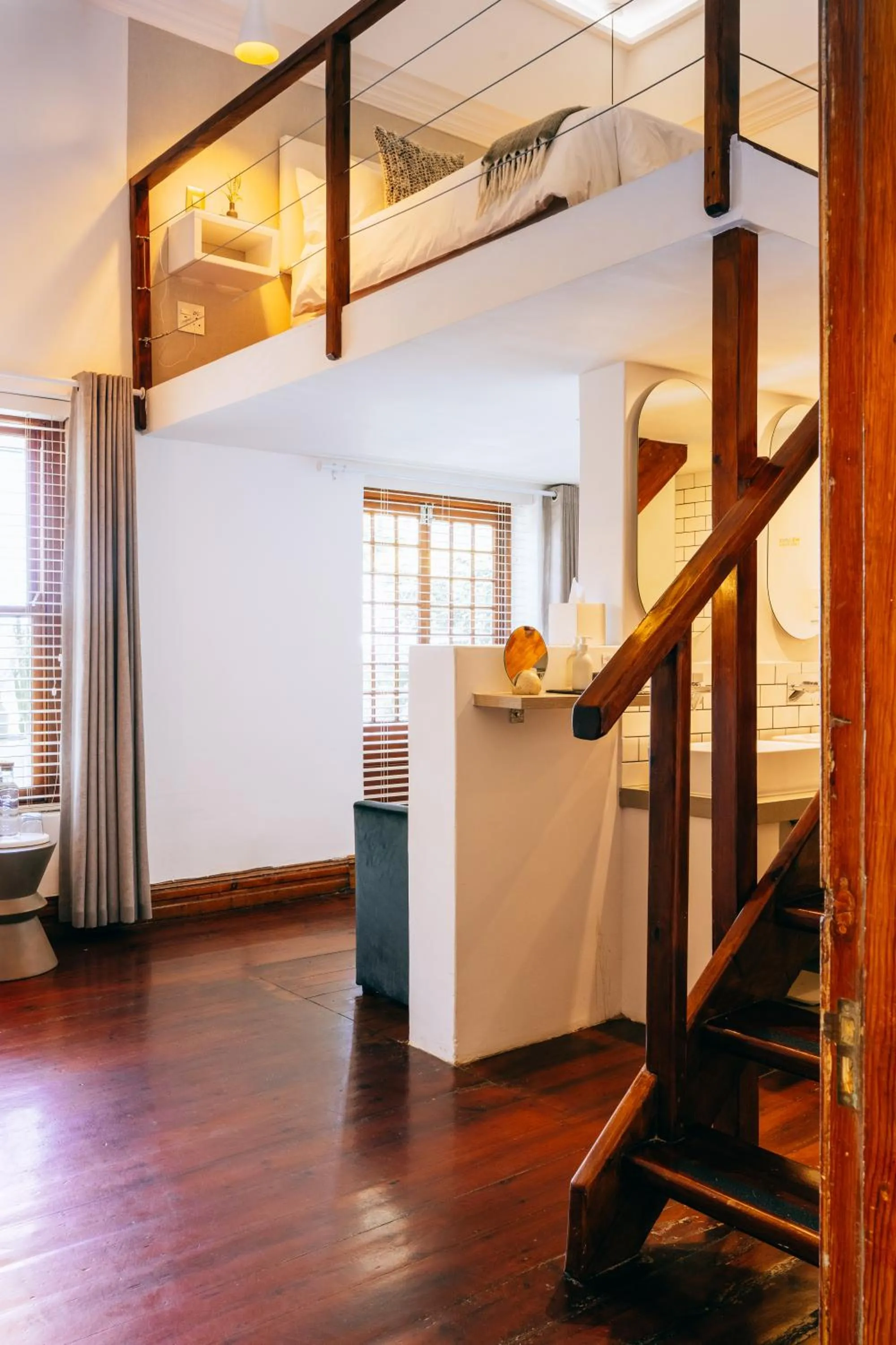 Seating area in Cape Diem Lodge