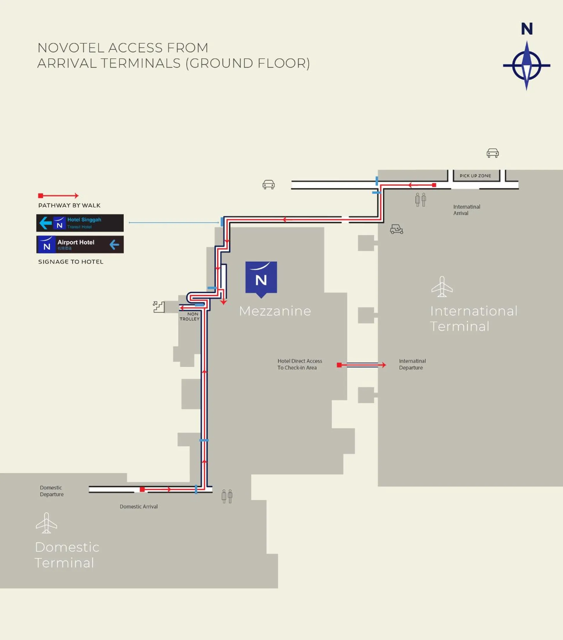 Property building in Novotel Bali Ngurah Rai Airport