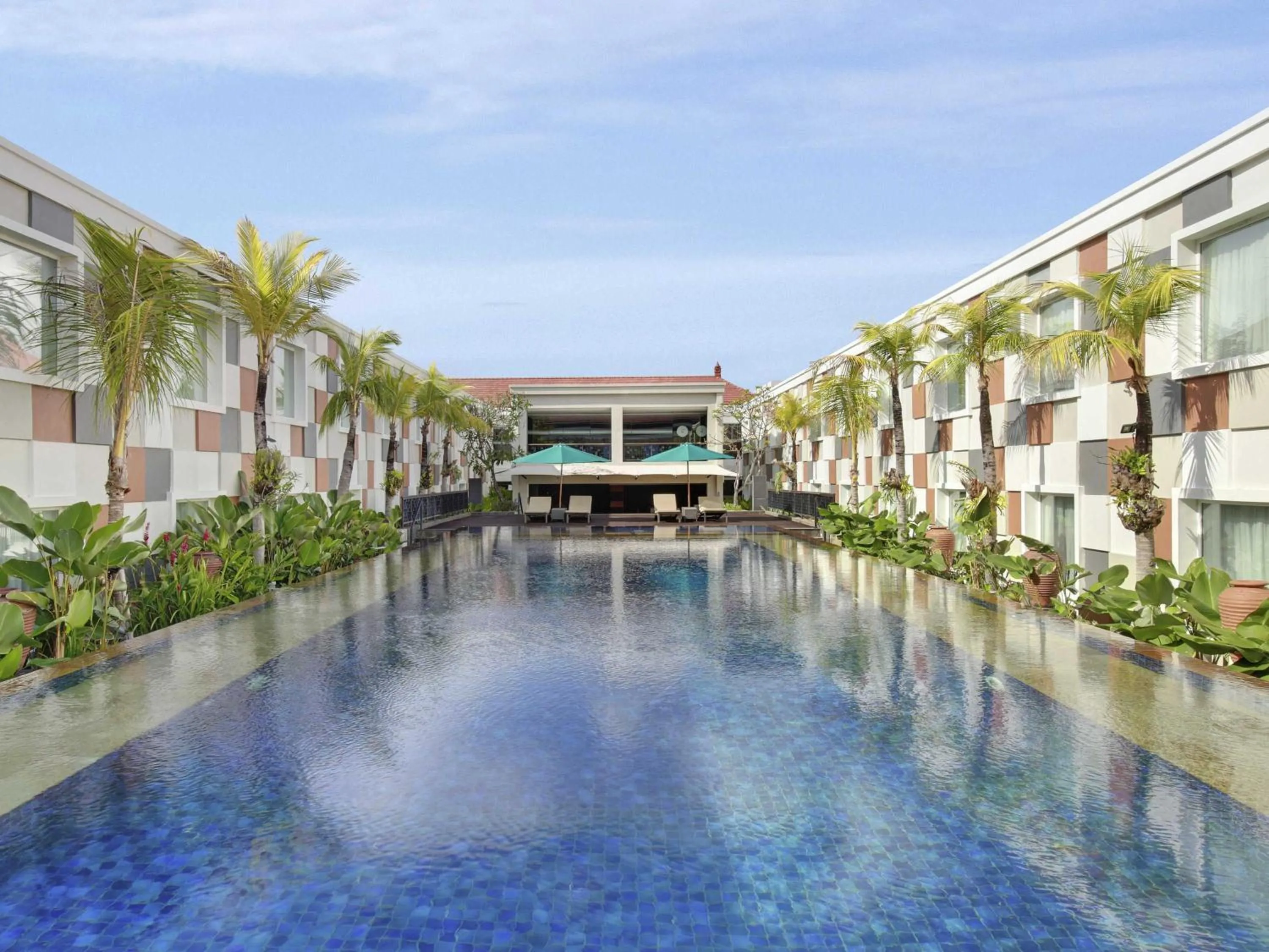 Pool view in Novotel Bali Ngurah Rai Airport