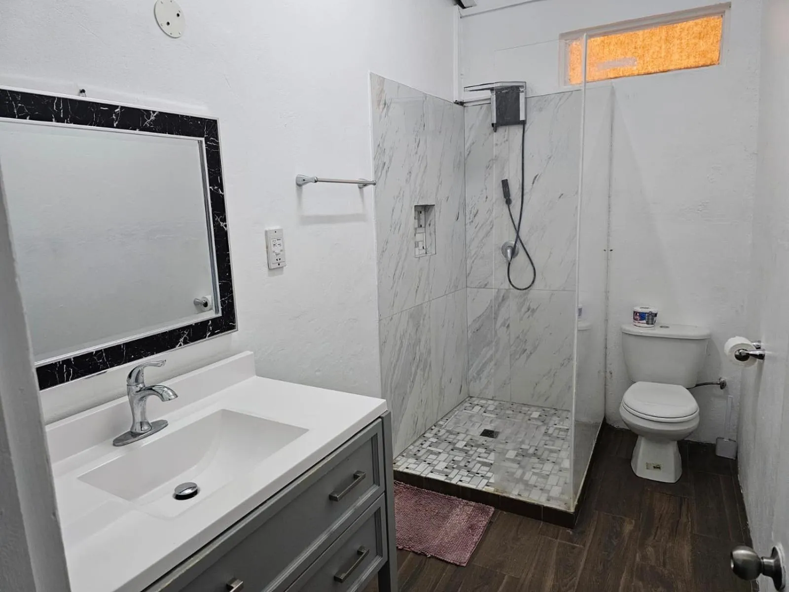 Shower in Wavecrest Suites