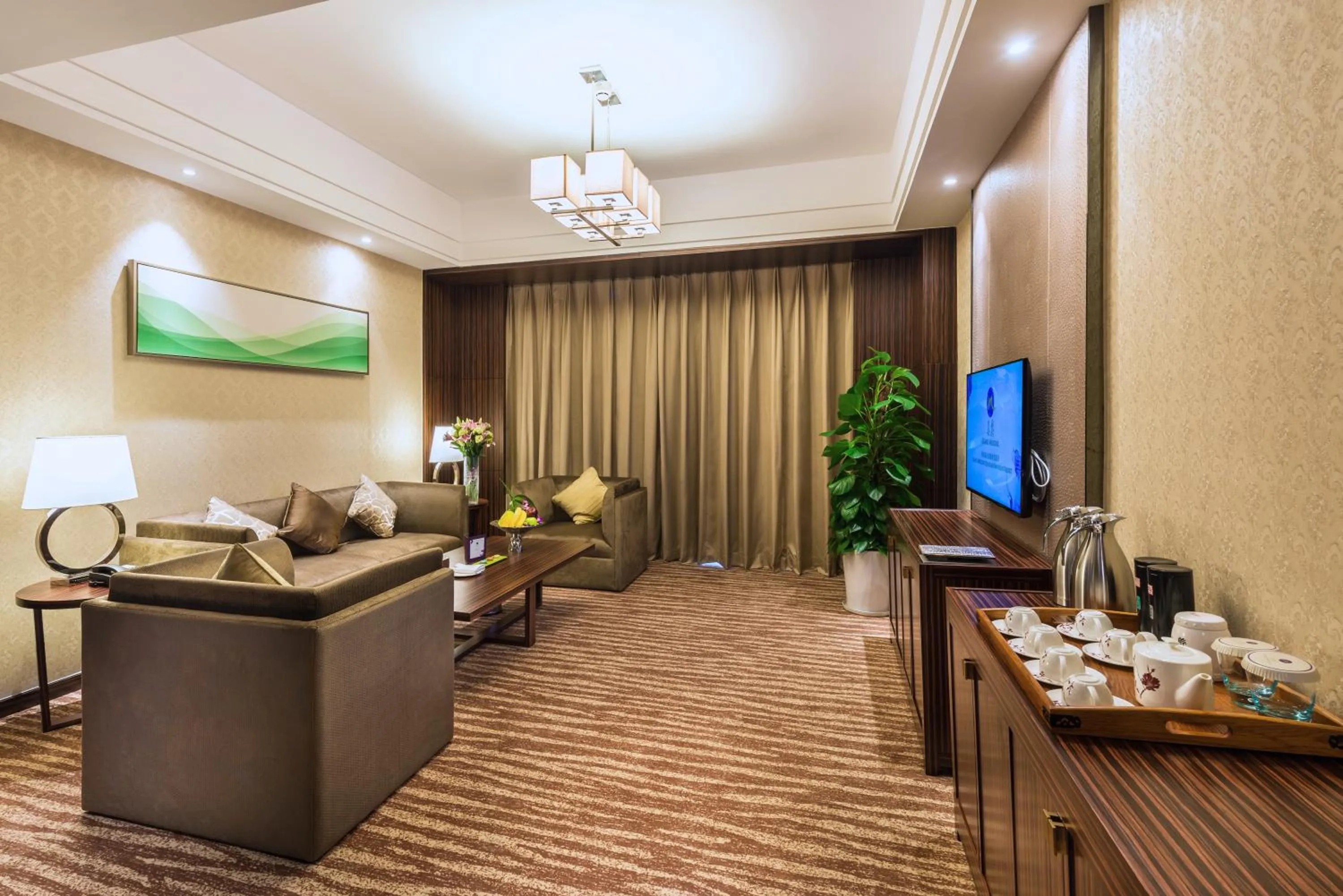 Living room in Grand Mercure Qingdao Qinglong