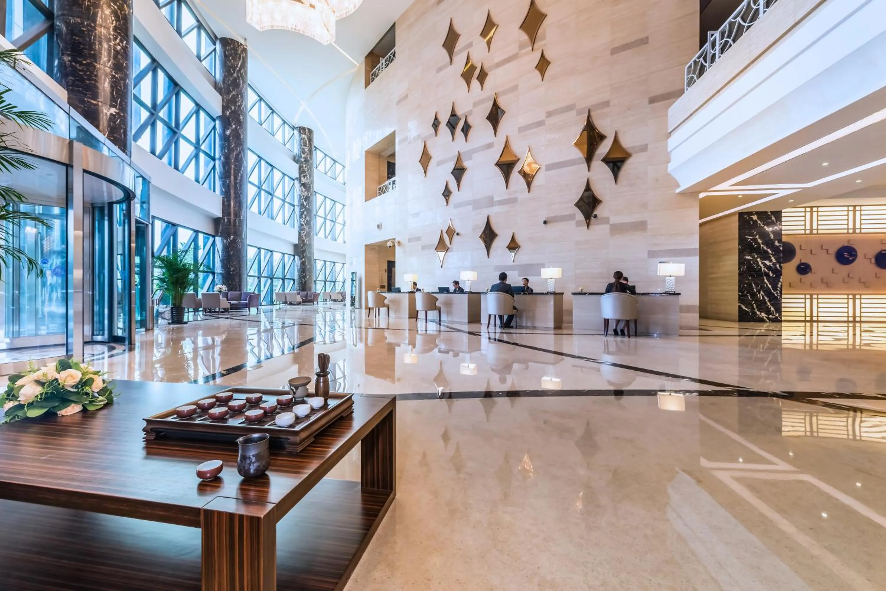 Lobby or reception in Grand Mercure Qingdao Qinglong
