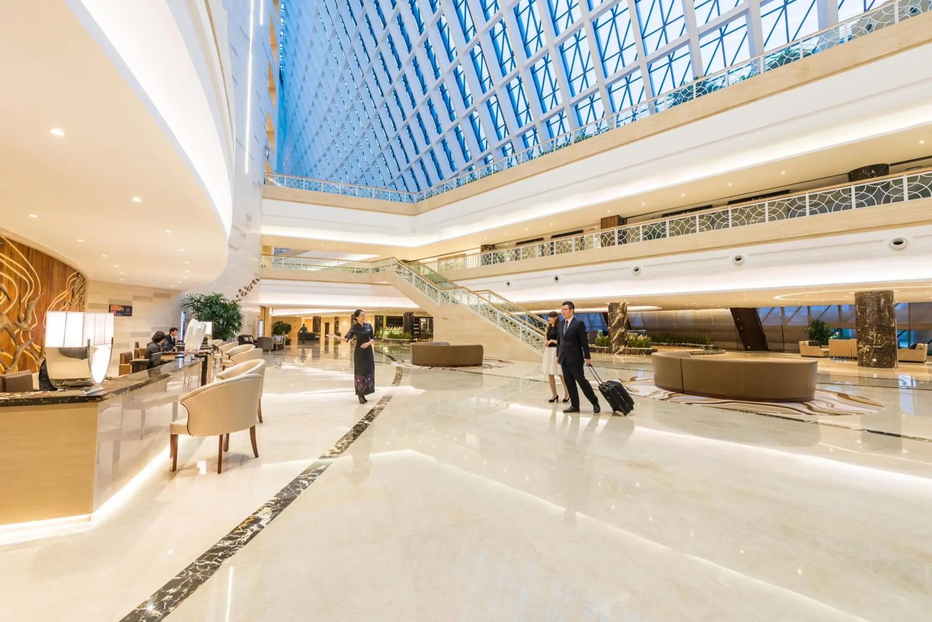 Lobby or reception in Grand Mercure Qingdao Qinglong Lobby or reception in Grand Mercure Qingdao Qinglong