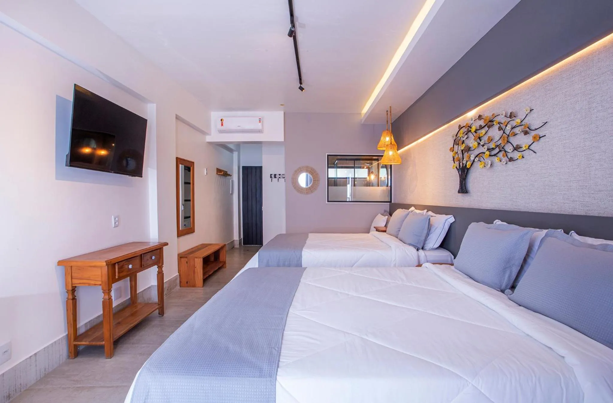 Bedroom, Bed in Hotel Village Enseada