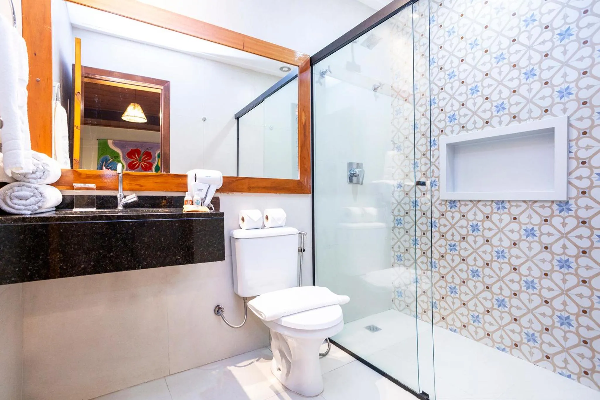 Shower in Hotel Village Enseada