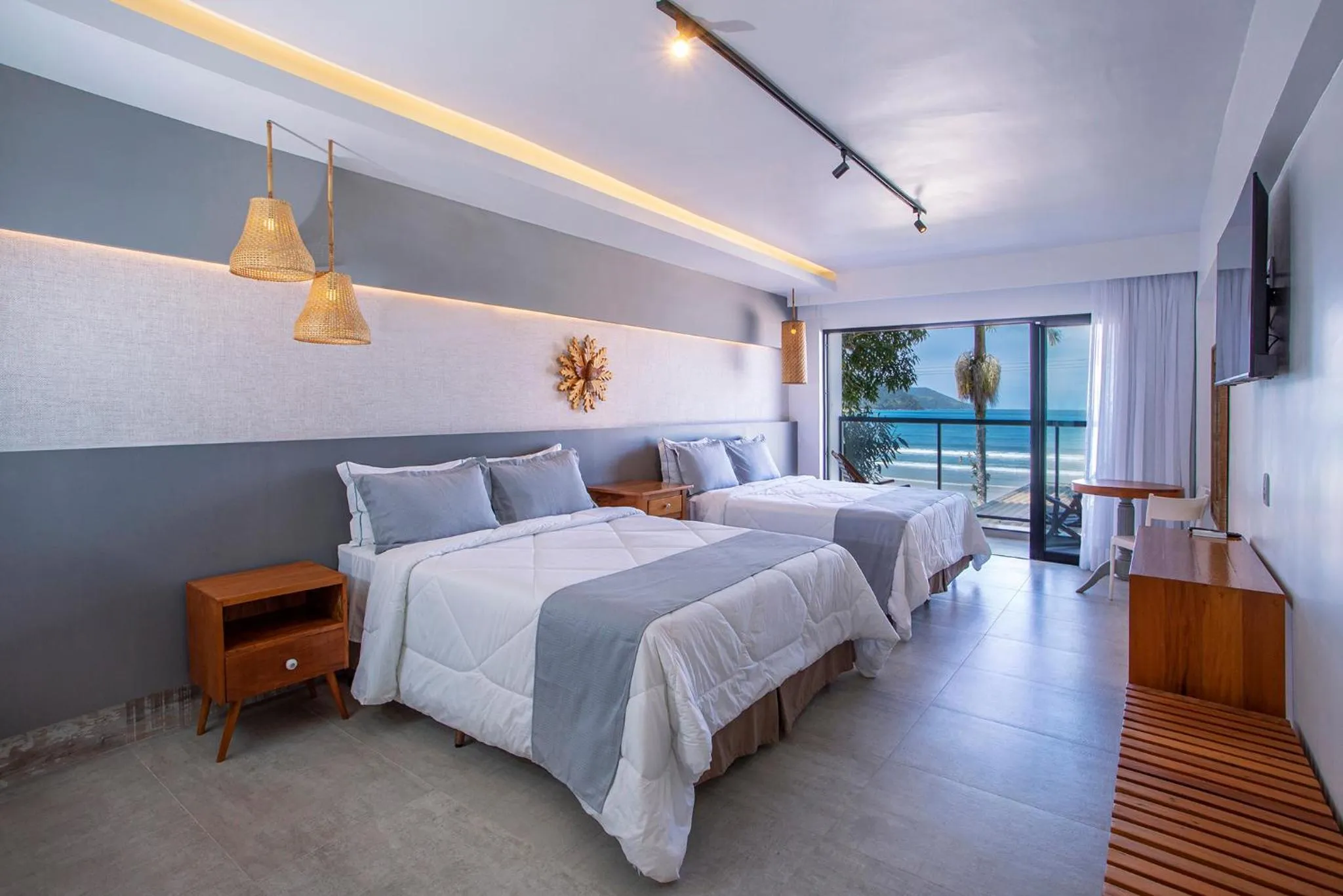 Bedroom, Bed in Hotel Village Enseada