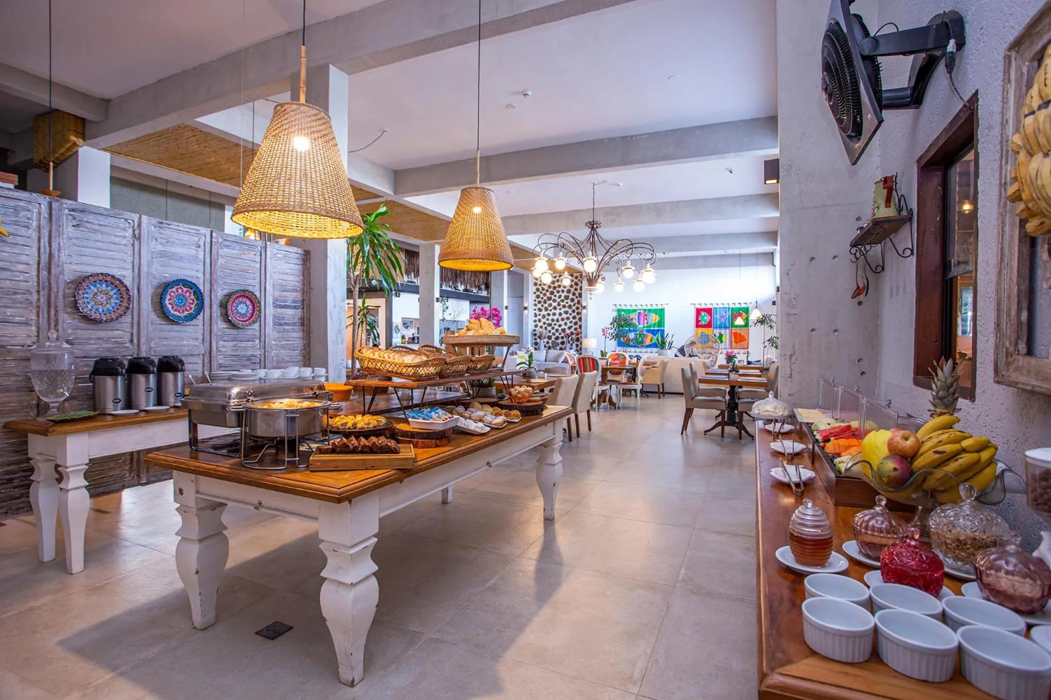 Buffet breakfast in Hotel Village Enseada