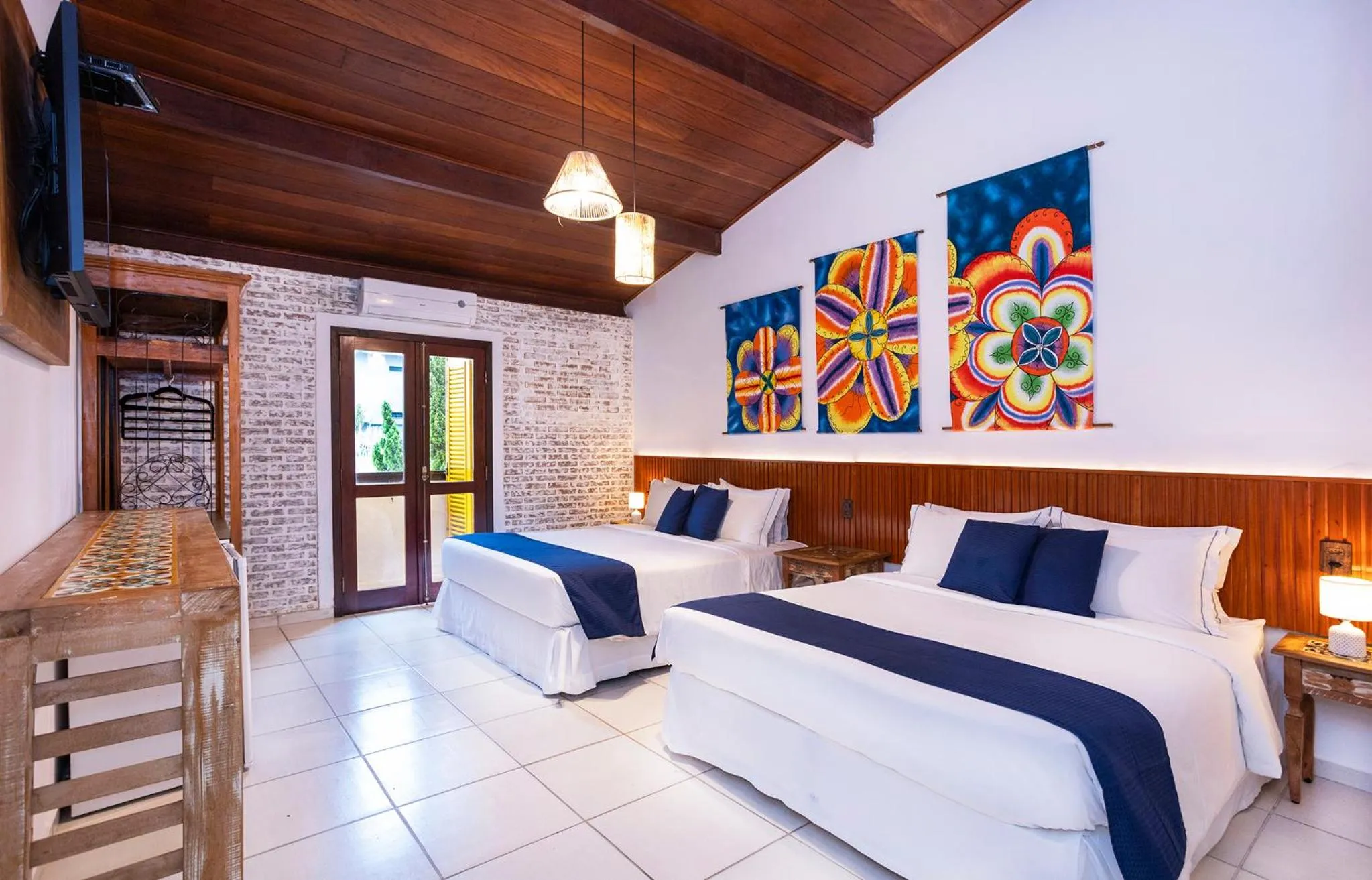 Bed in Hotel Village Enseada