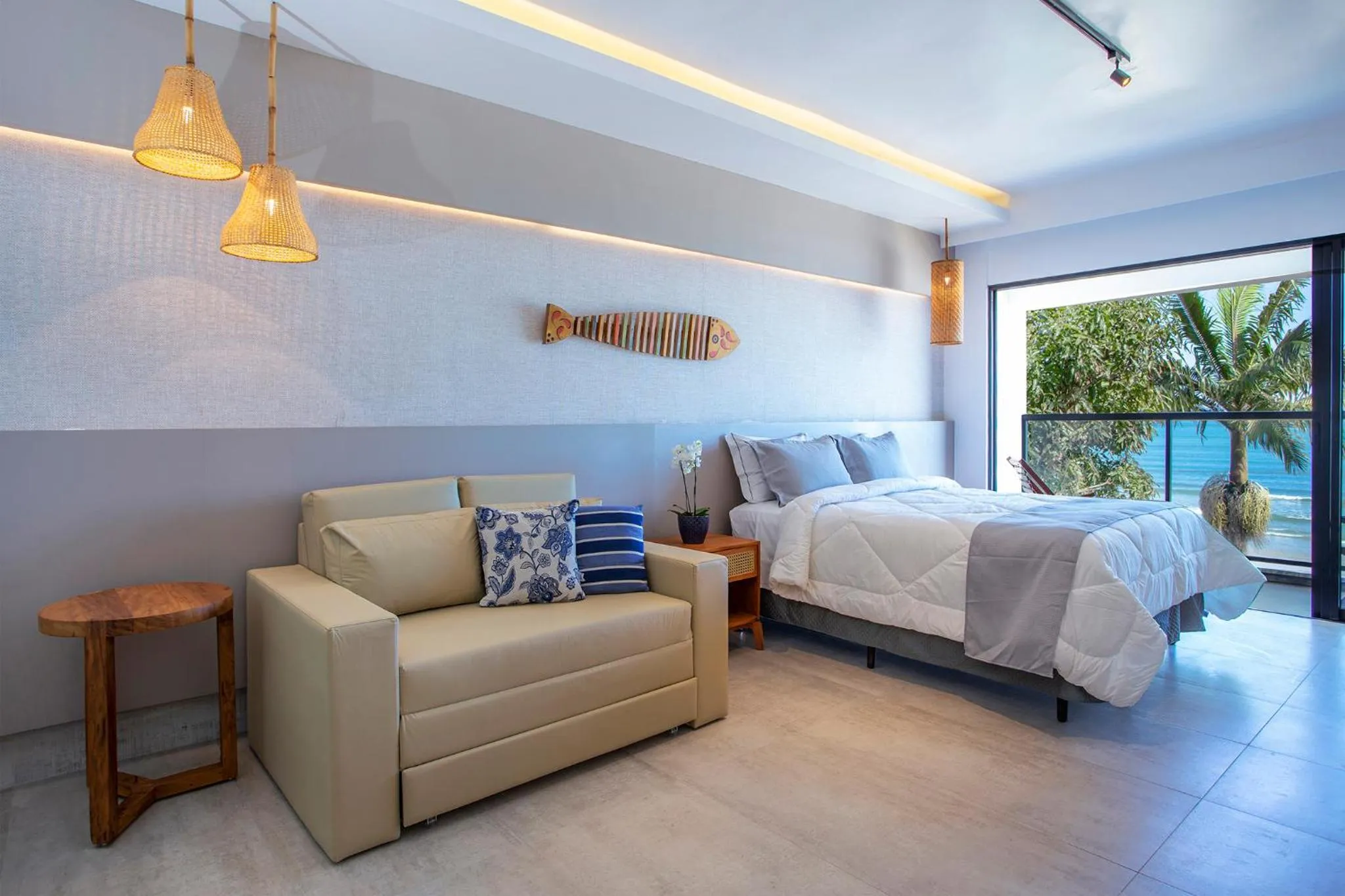 Bedroom, Bed in Hotel Village Enseada