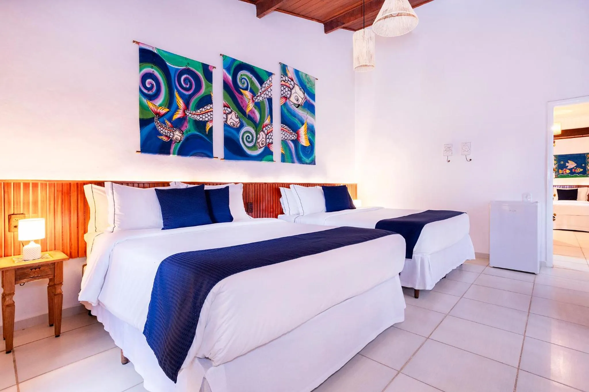 Bed in Hotel Village Enseada