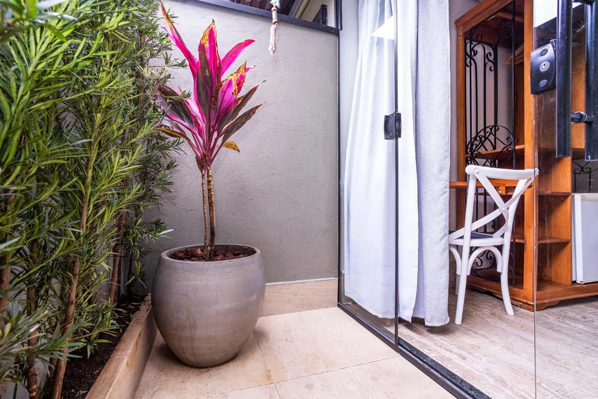 Patio in Hotel Village Enseada