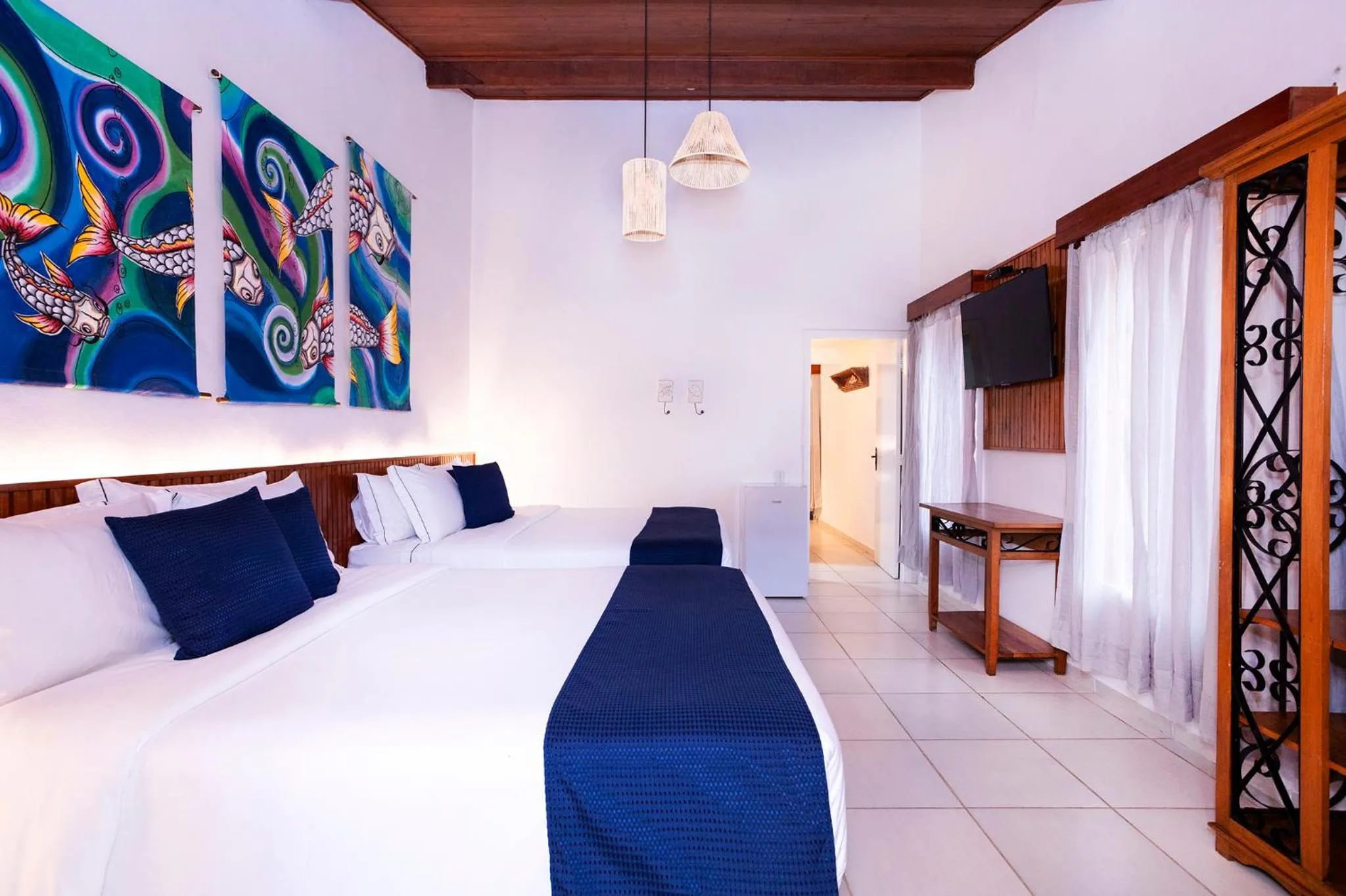 Bed in Hotel Village Enseada