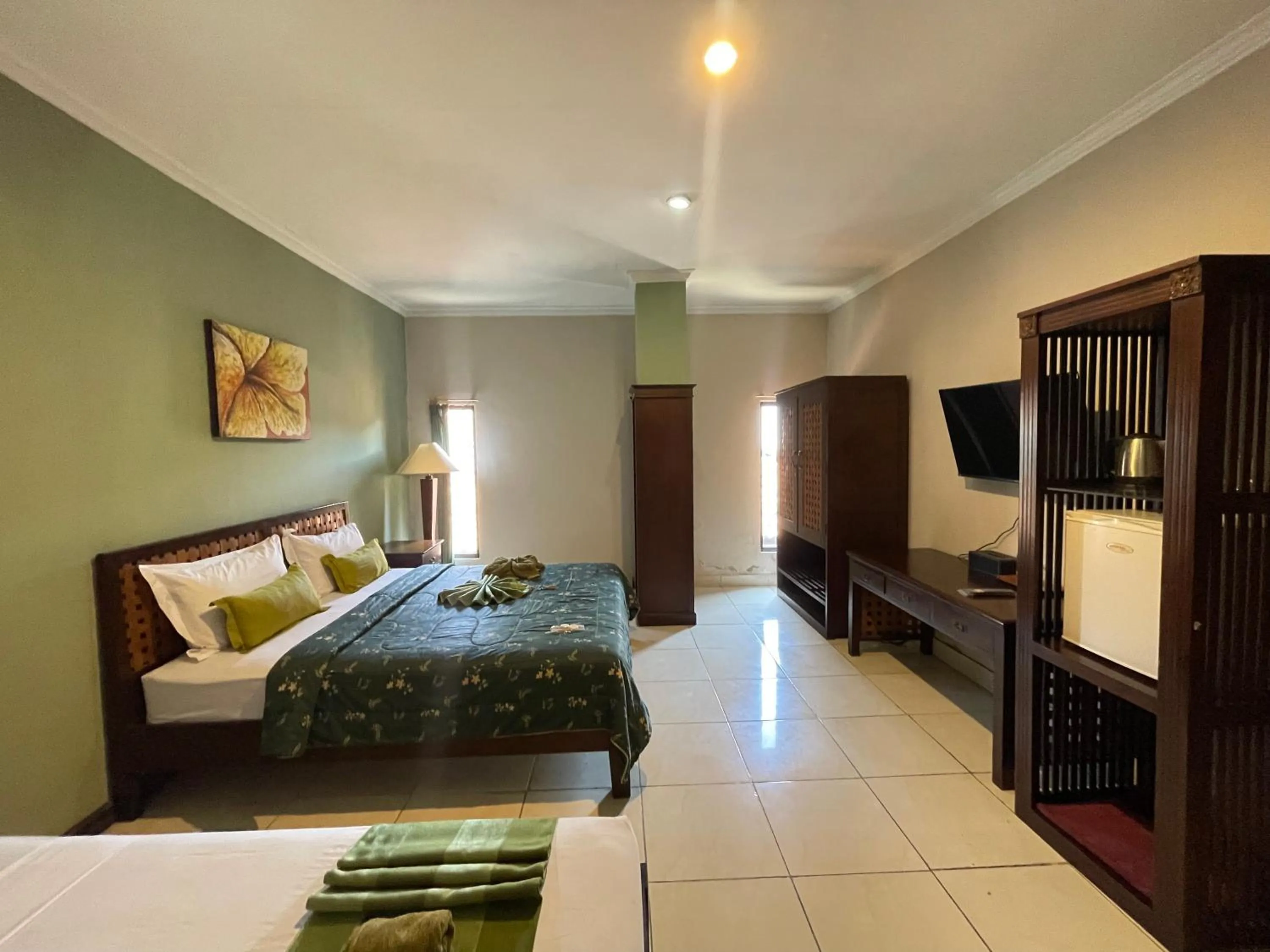 Bed in Klungkung Tower Hotel