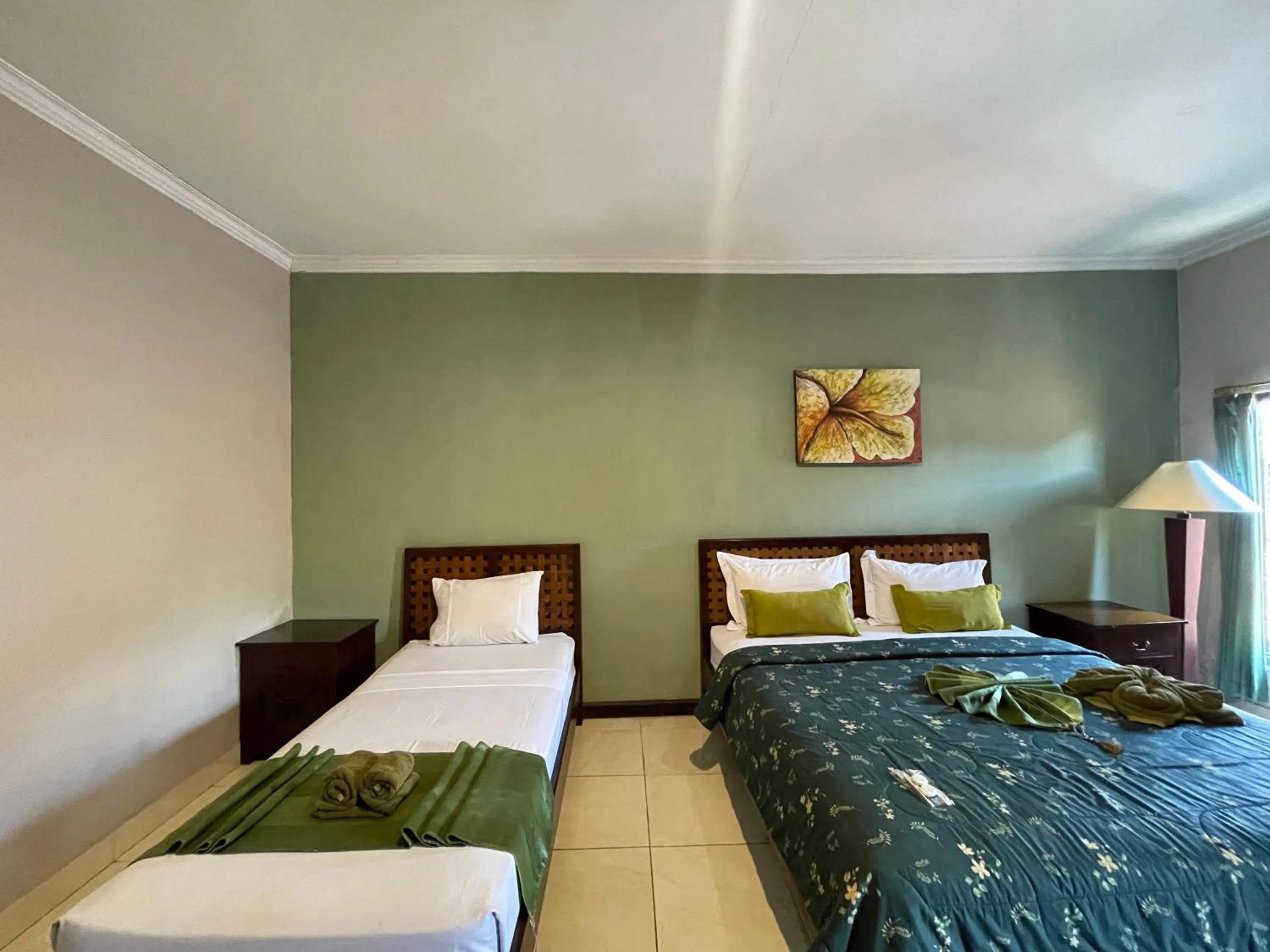 Bed in Klungkung Tower Hotel