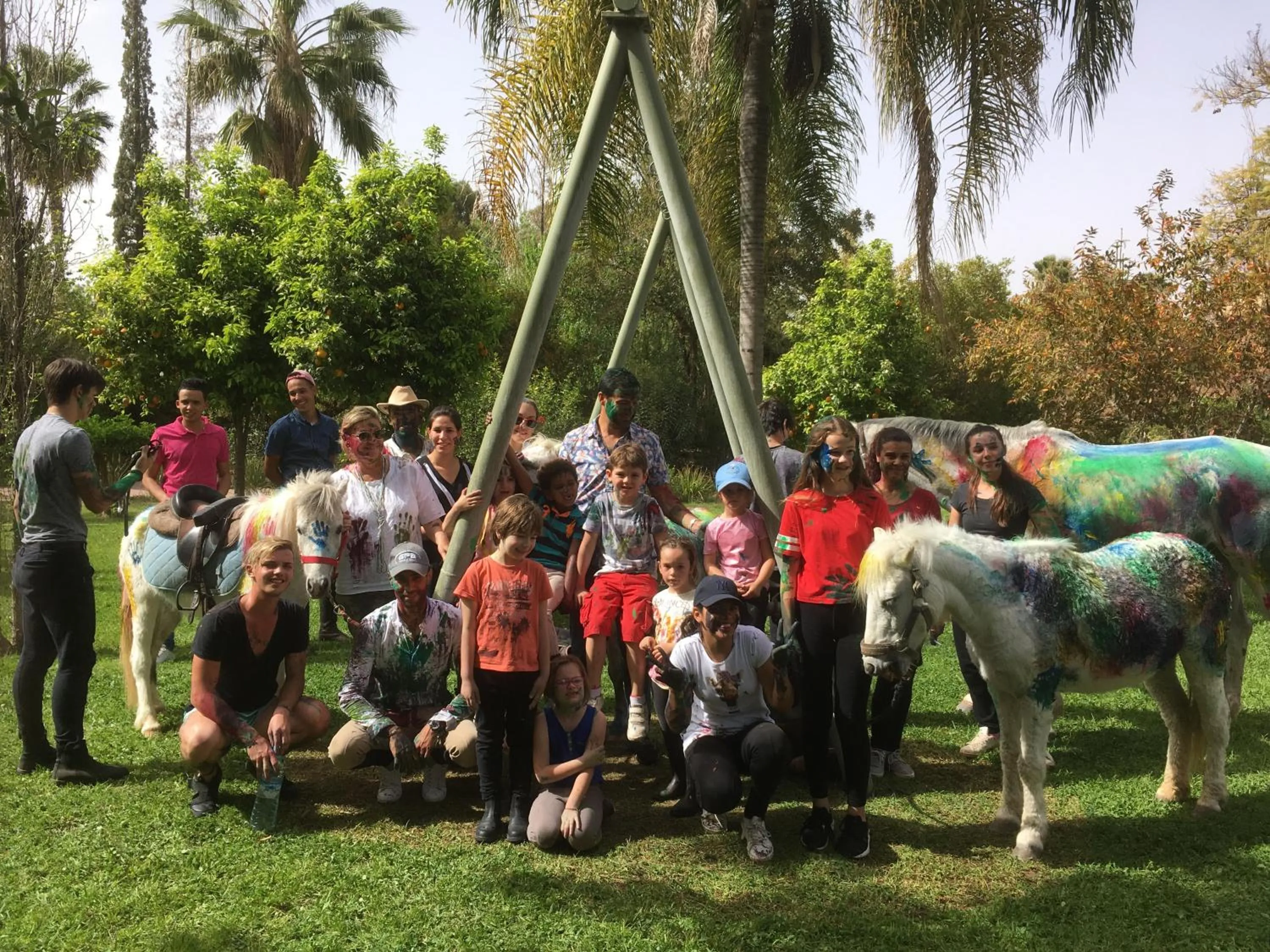 People in La Vie En Rose - Horses & Dogs House