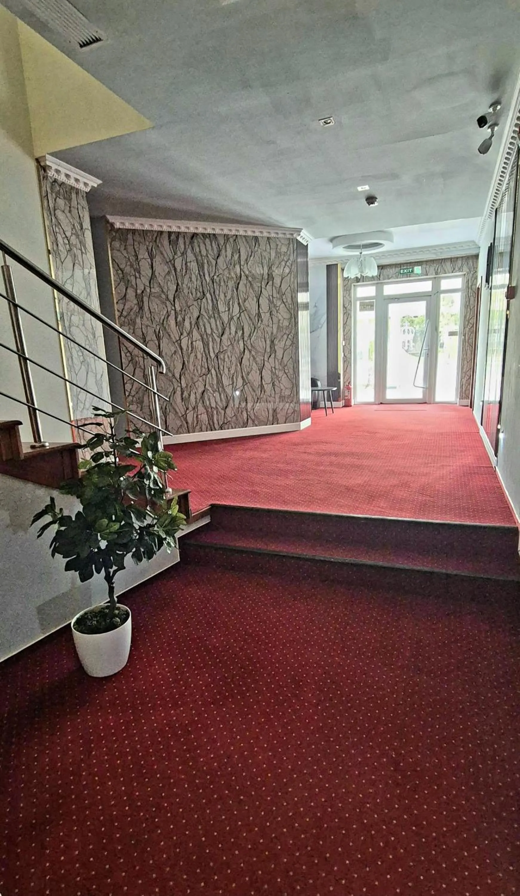 Lobby or reception in Hostel Orhideea