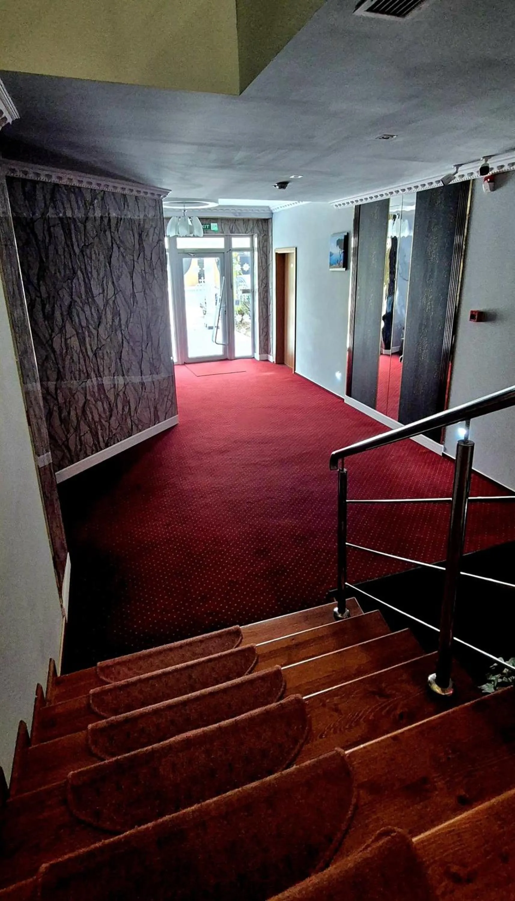 Lobby or reception in Hostel Orhideea