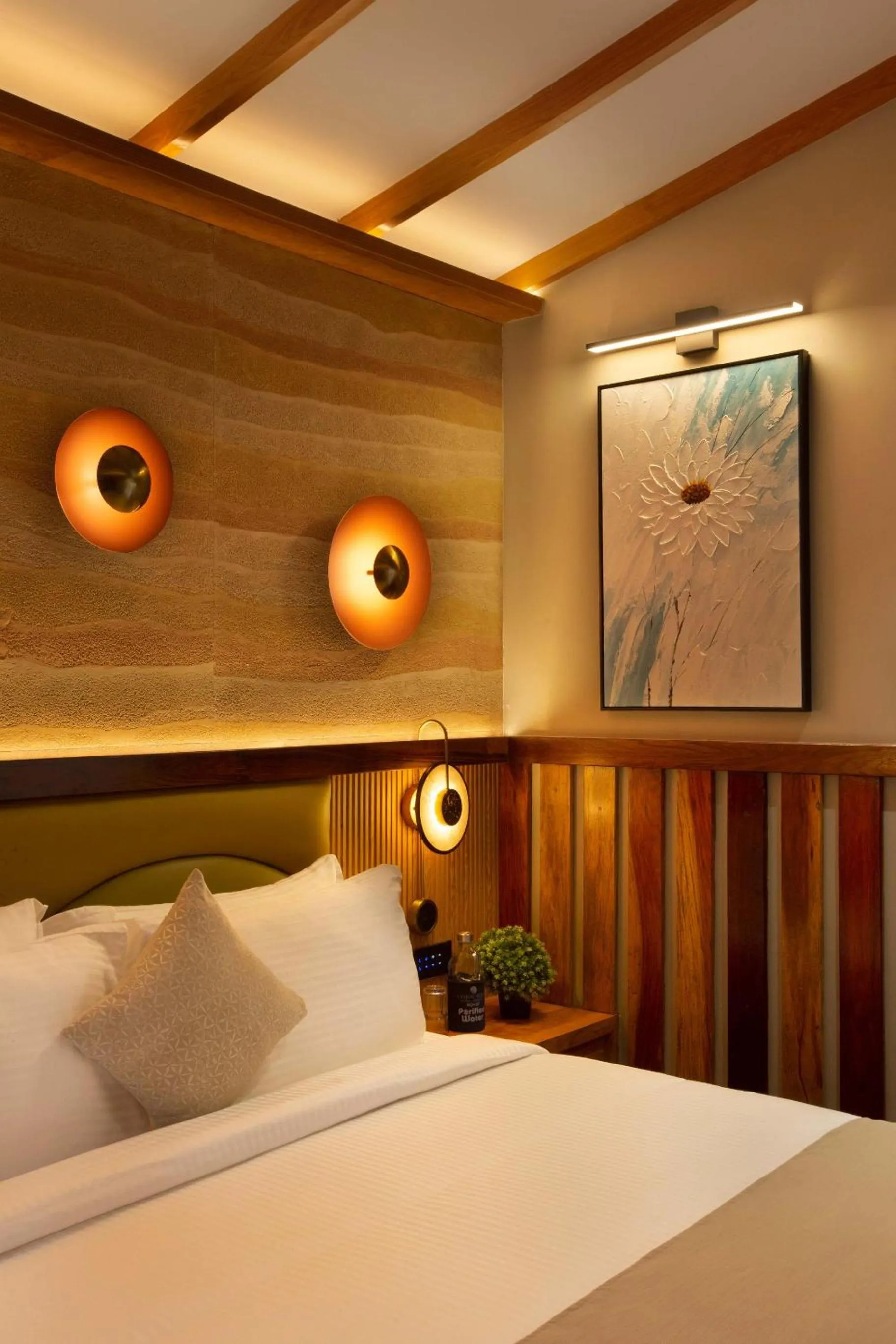 Decorative detail, Bed in Coral Reef Resort & Spa, Havelock