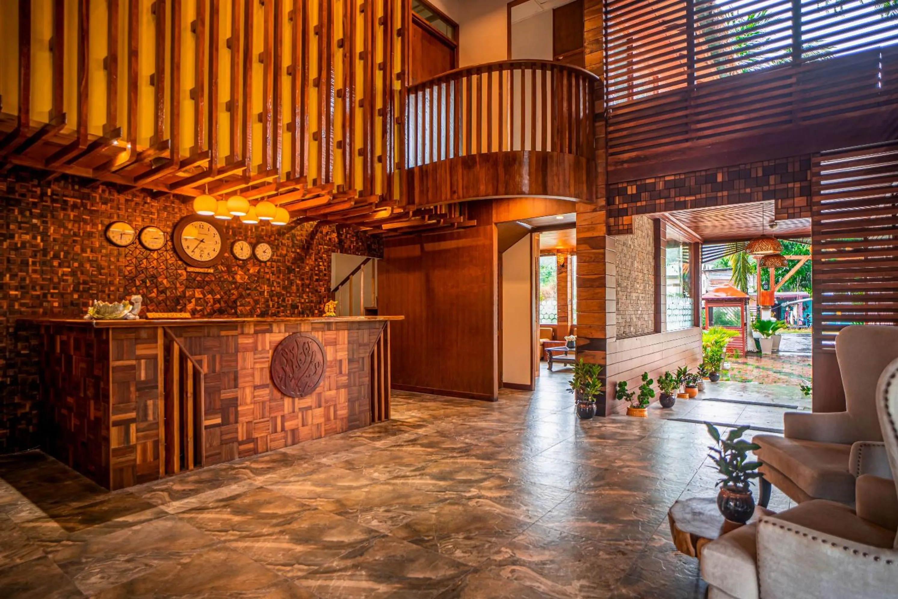 Lobby or reception in Coral Reef Resort & Spa, Havelock