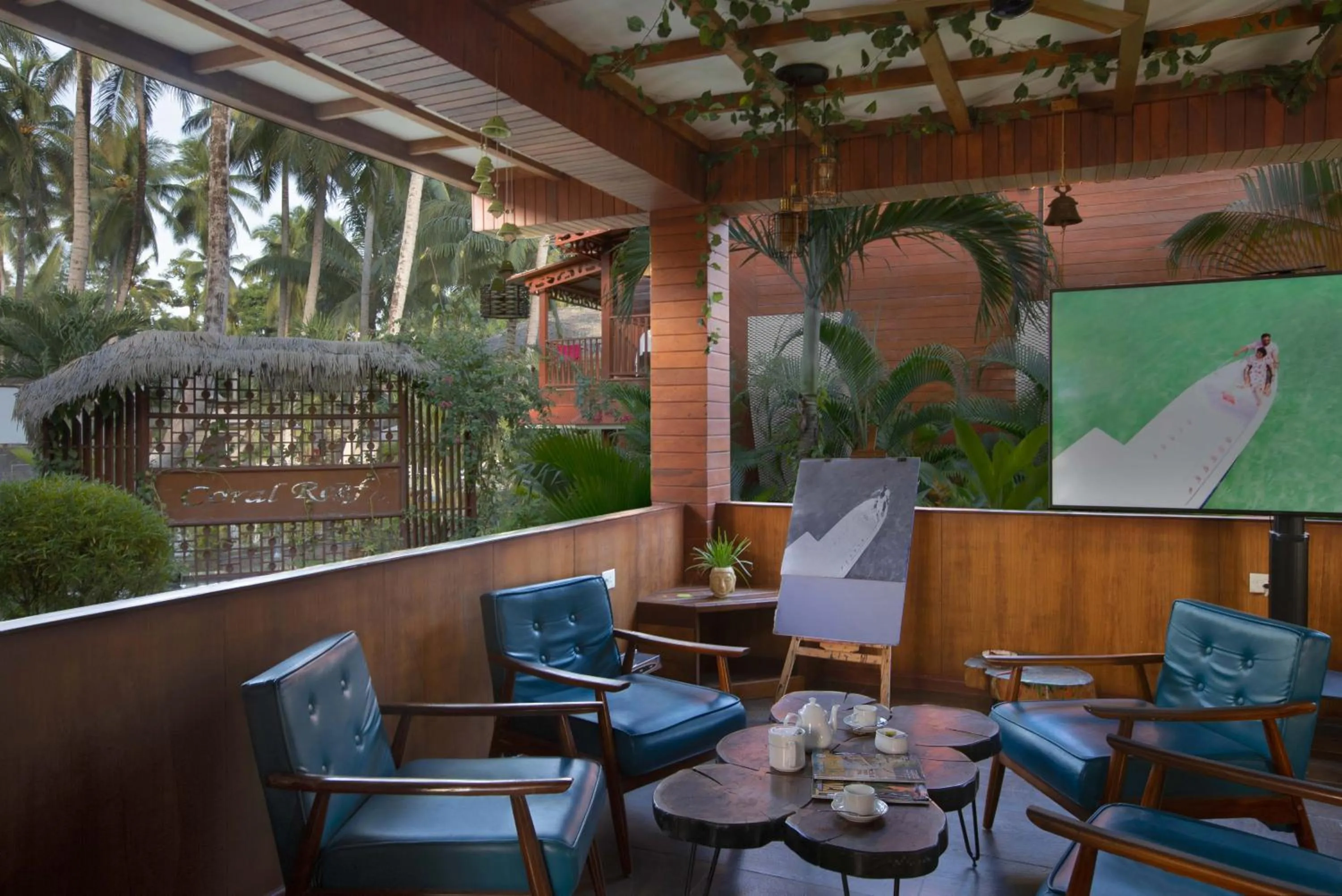 Seating area in Coral Reef Resort & Spa, Havelock