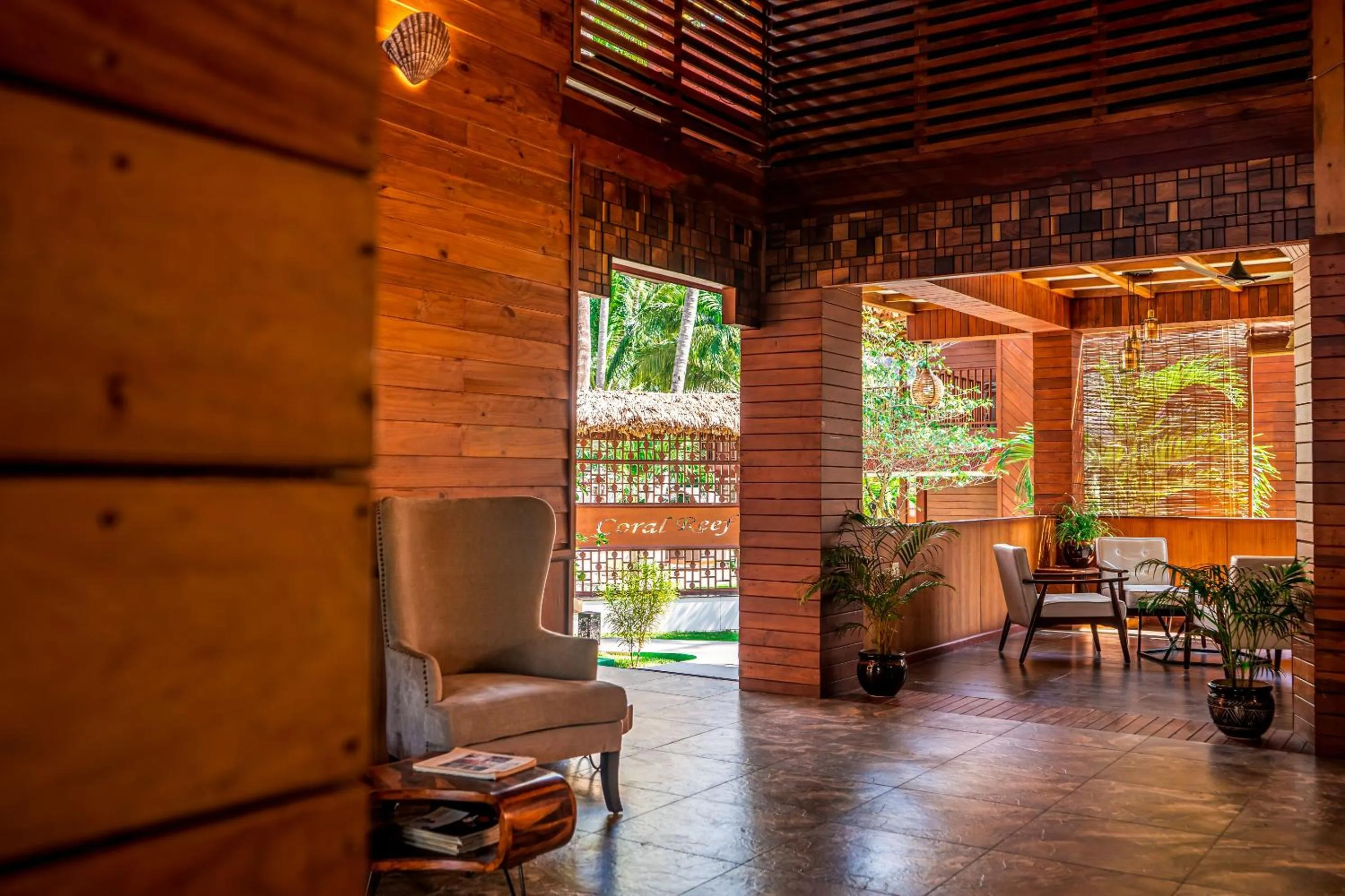 Lobby or reception in Coral Reef Resort & Spa, Havelock