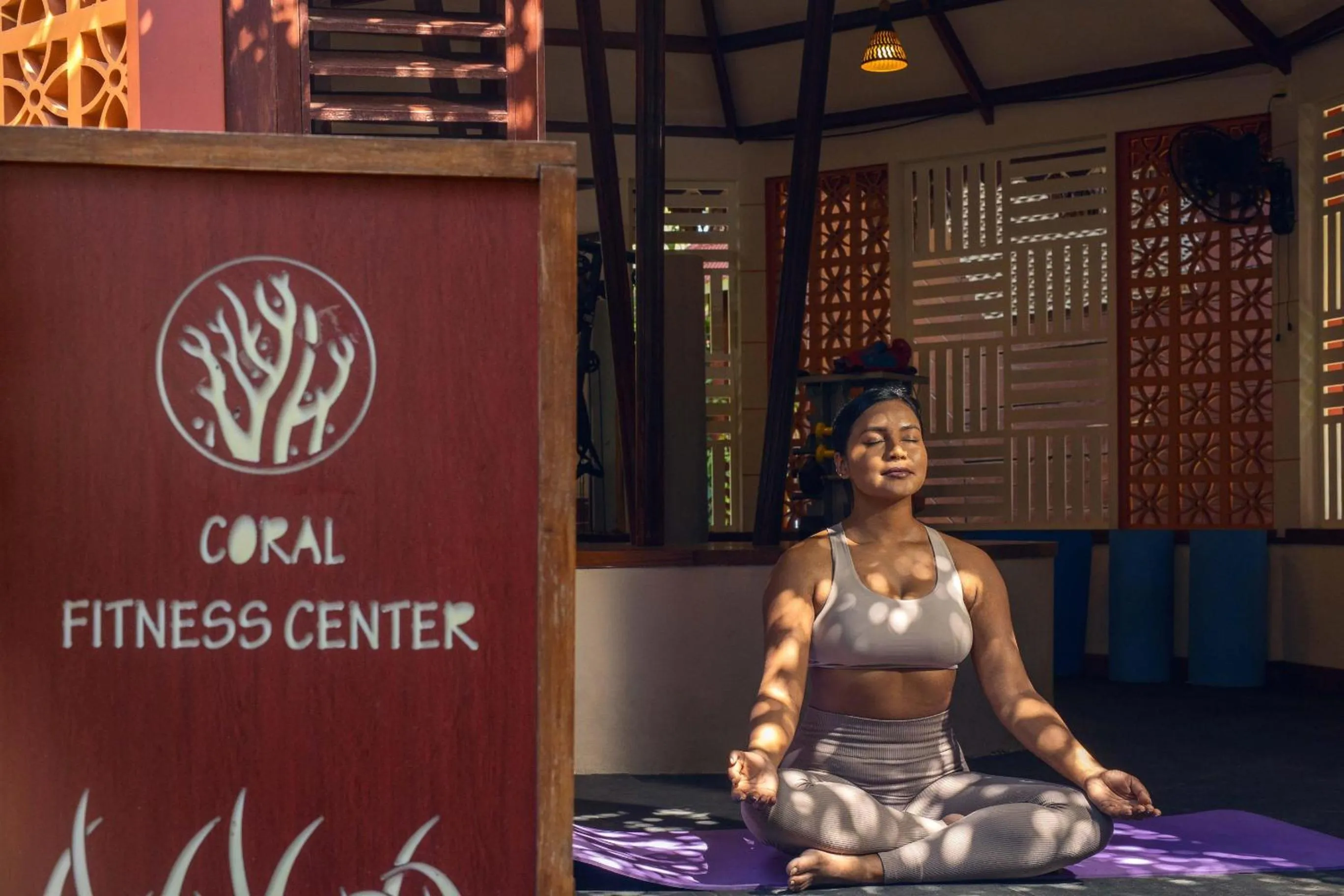 Fitness centre/facilities in Coral Reef Resort & Spa, Havelock