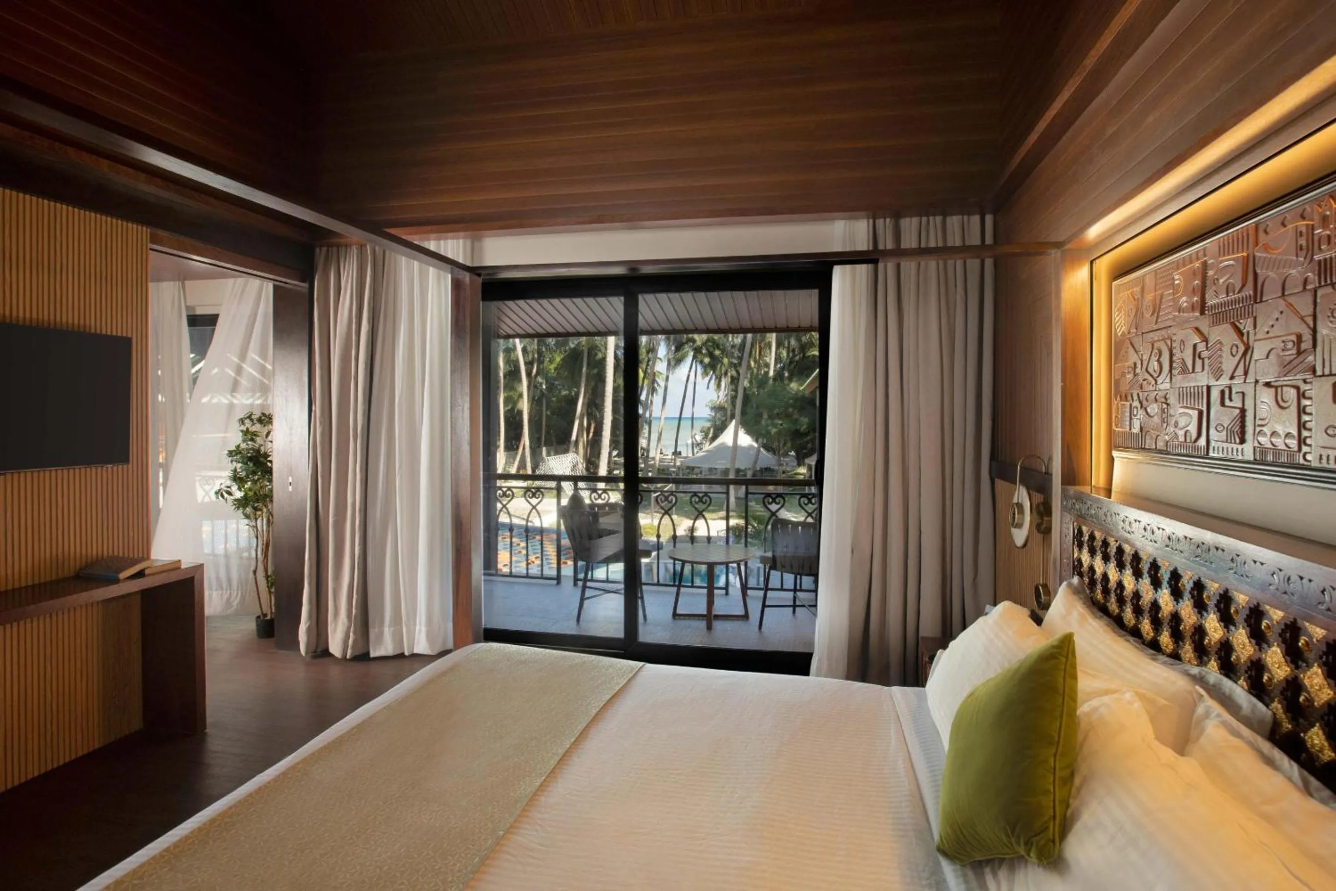 Bed in Coral Reef Resort & Spa, Havelock