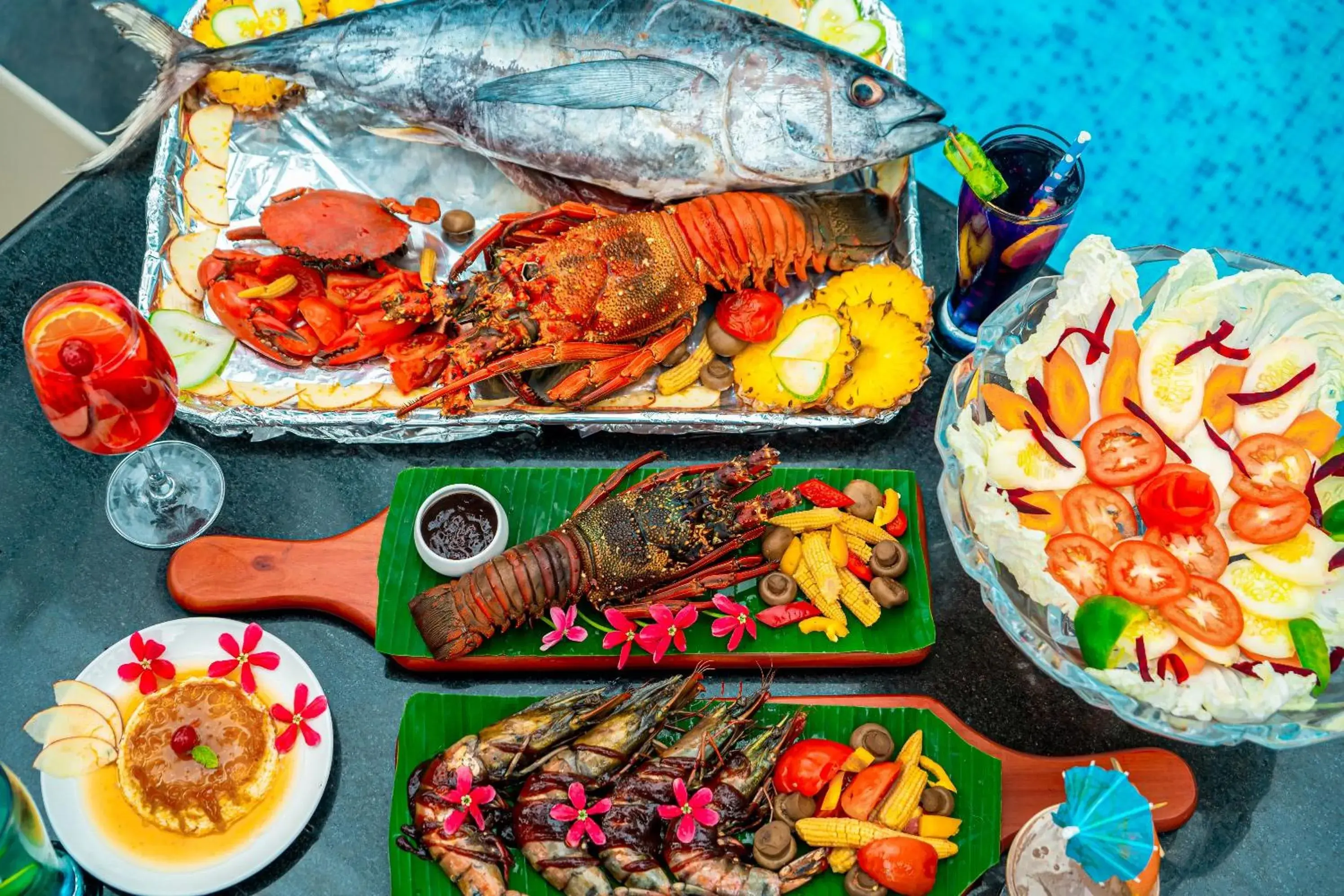 Food close-up in Coral Reef Resort & Spa, Havelock Food close-up in Coral Reef Resort & Spa, Havelock