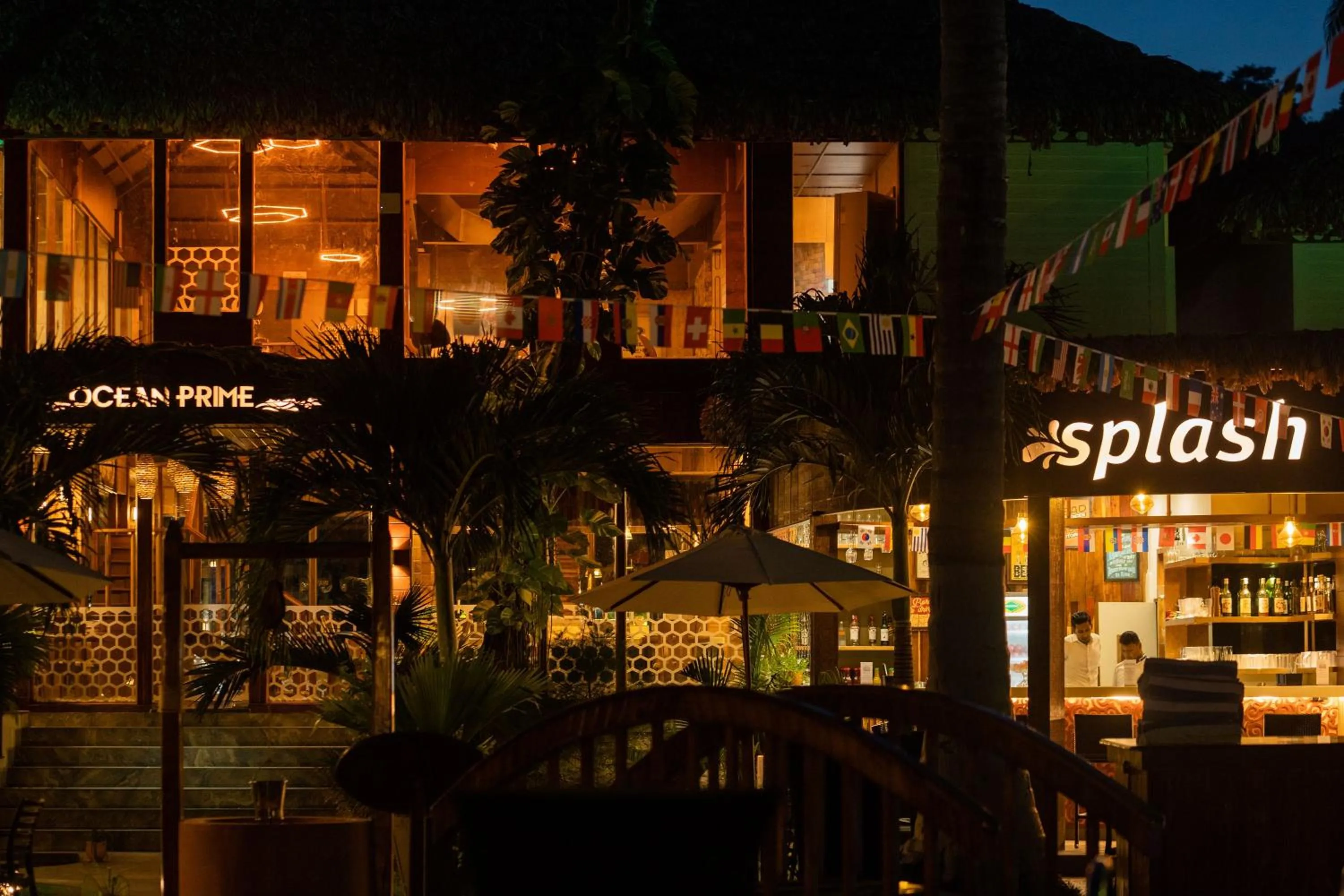 Pool view in Coral Reef Resort & Spa, Havelock