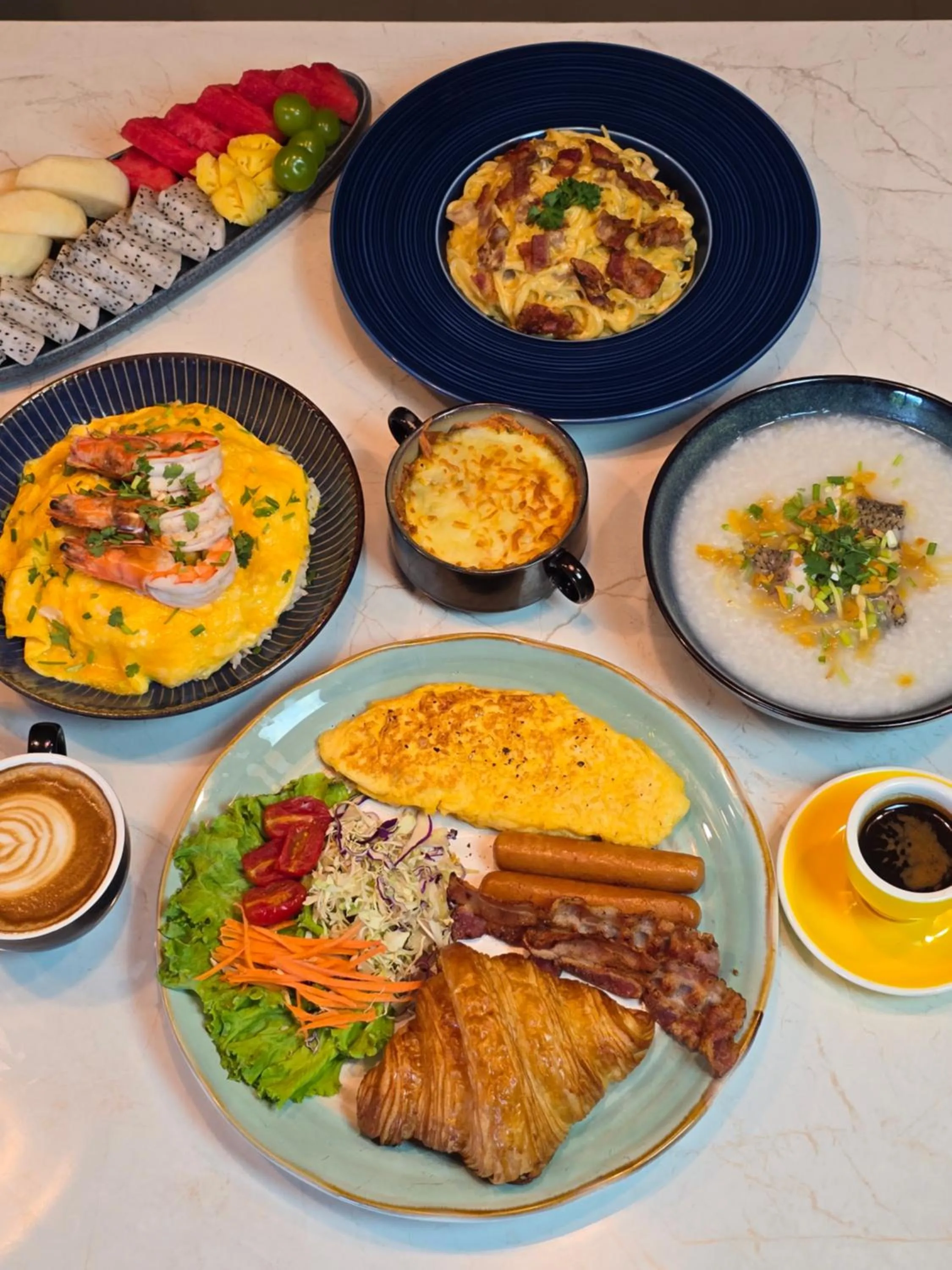 Breakfast in Wangkaew Hotel, Phitsanulok