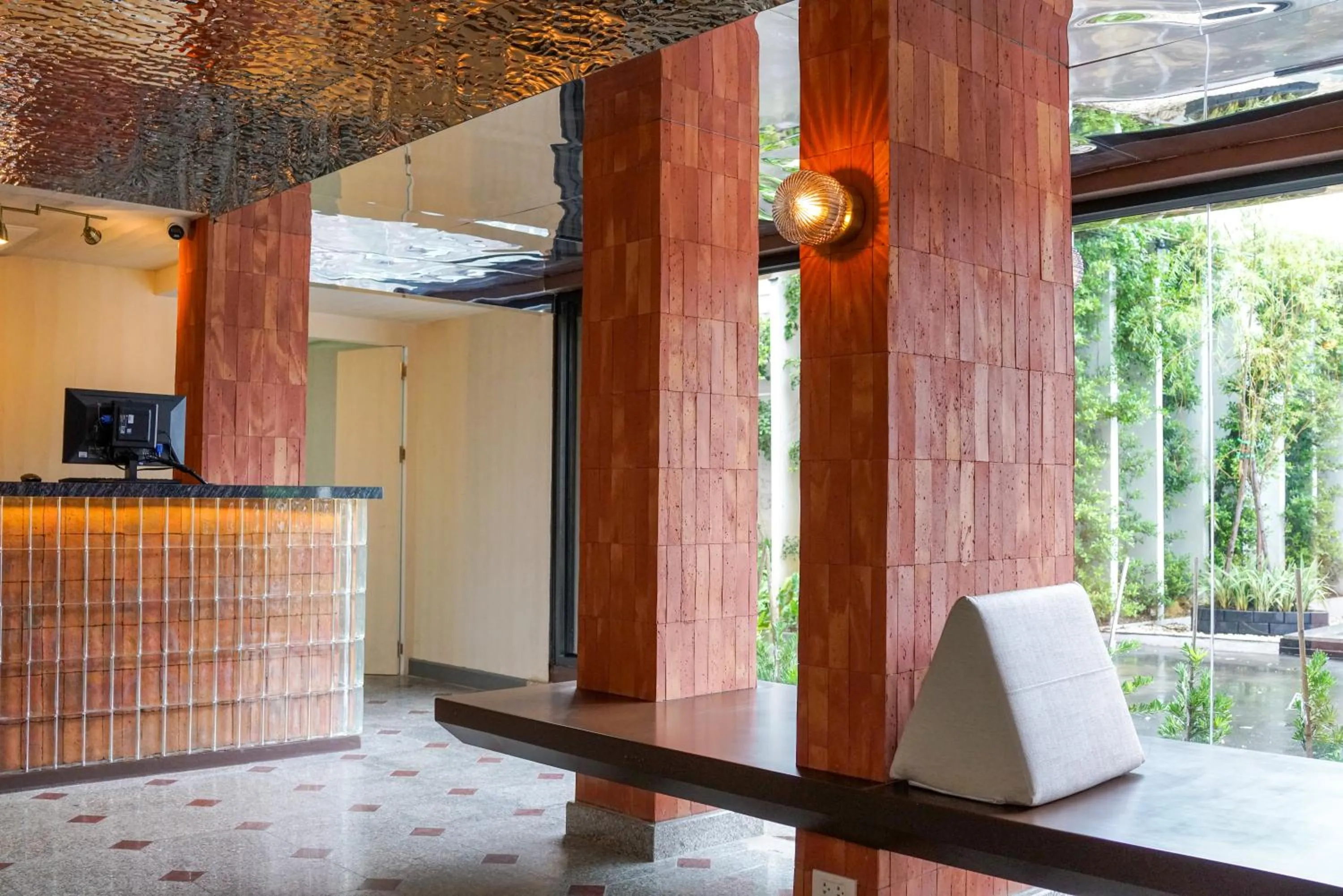 Decorative detail in Wangkaew Hotel, Phitsanulok